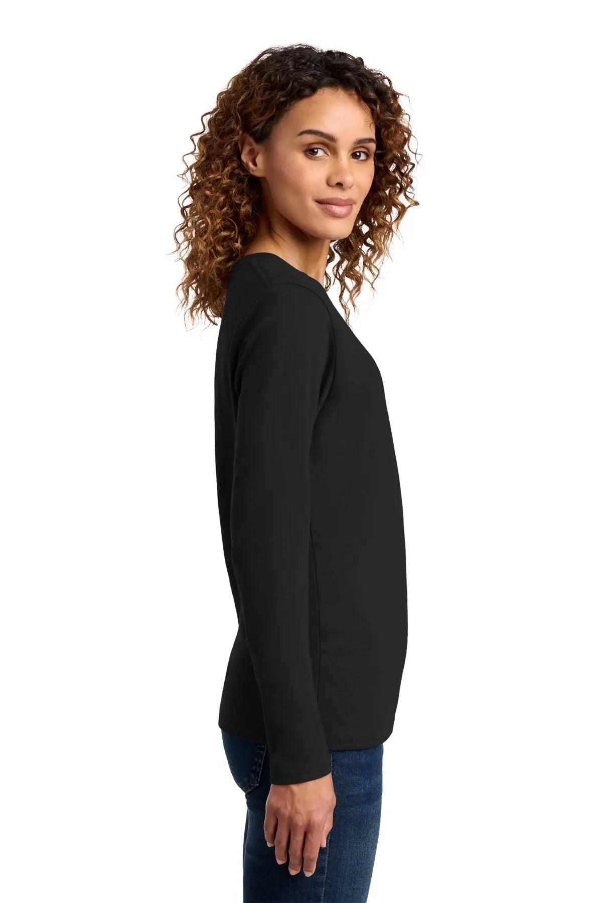 Port & Co™ Women's Long Sleeve Core Cotton Tee #LPC54LS