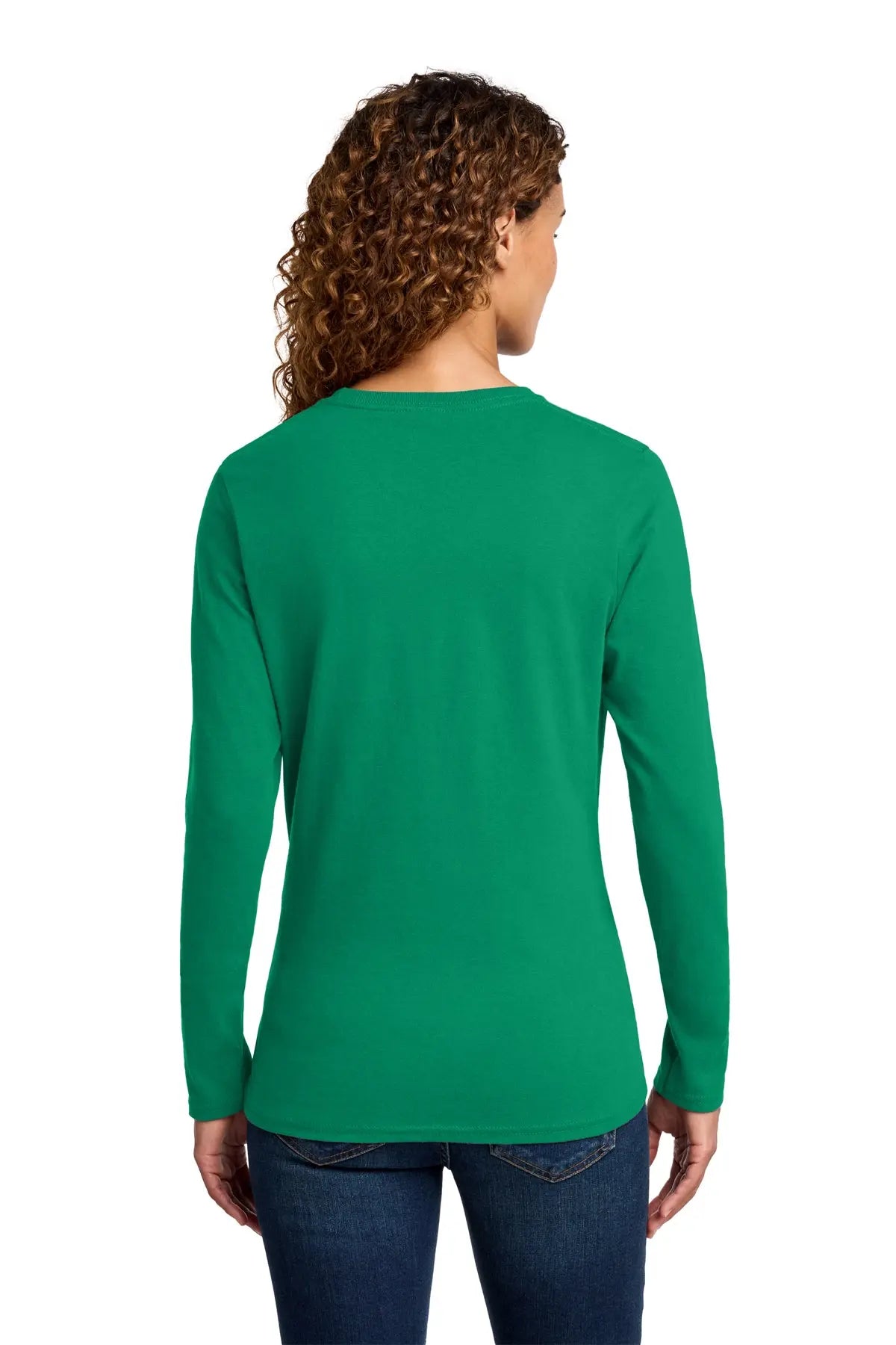 Port & Co™ Women's Long Sleeve Core Cotton Tee #LPC54LS