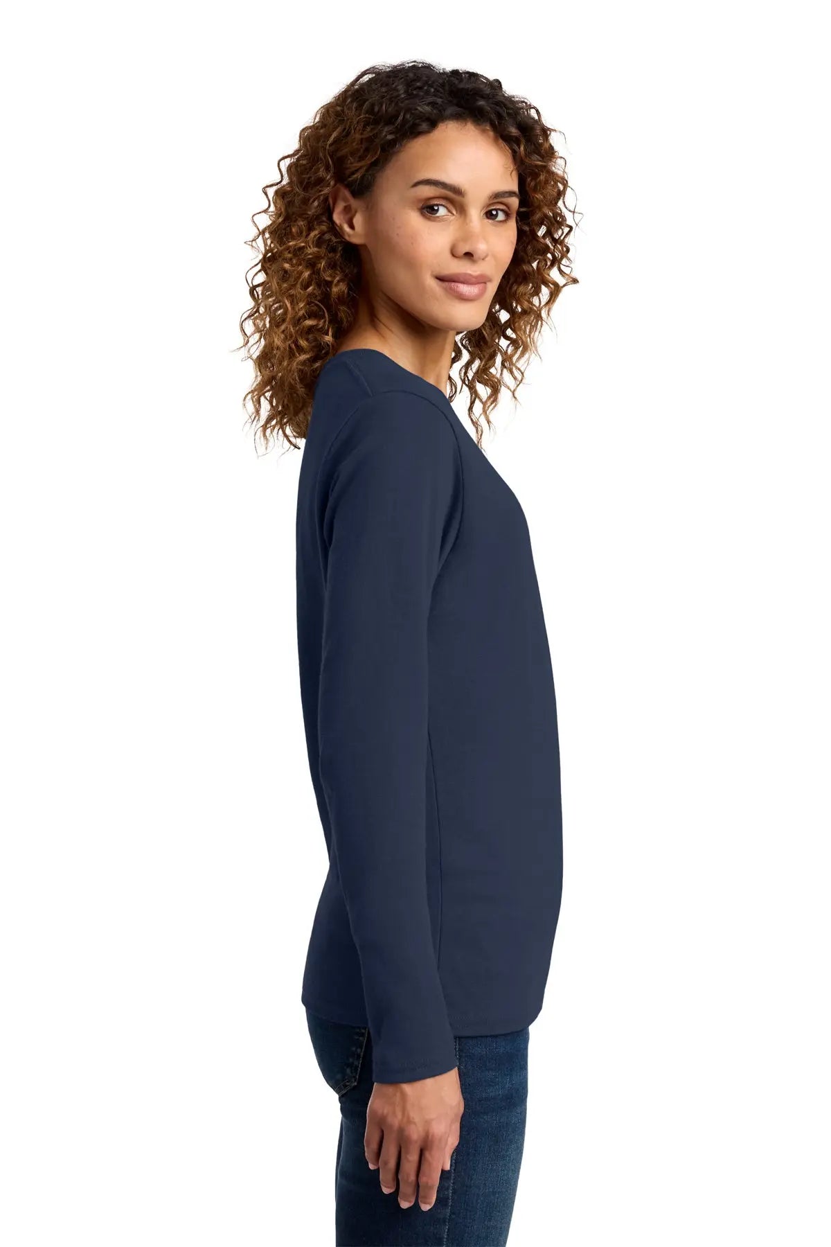 Port & Co™ Women's Long Sleeve Core Cotton Tee #LPC54LS