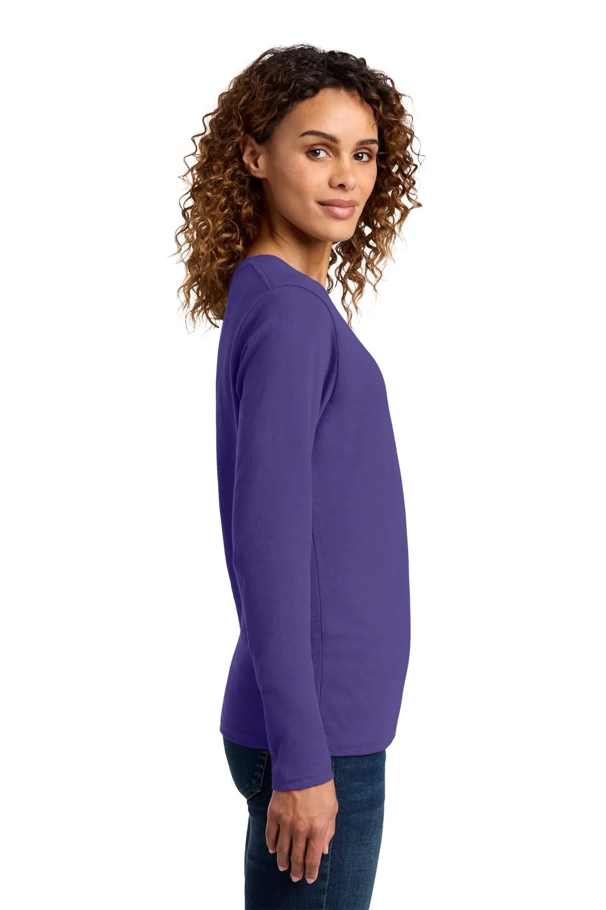 Port & Co™ Women's Long Sleeve Core Cotton Tee #LPC54LS
