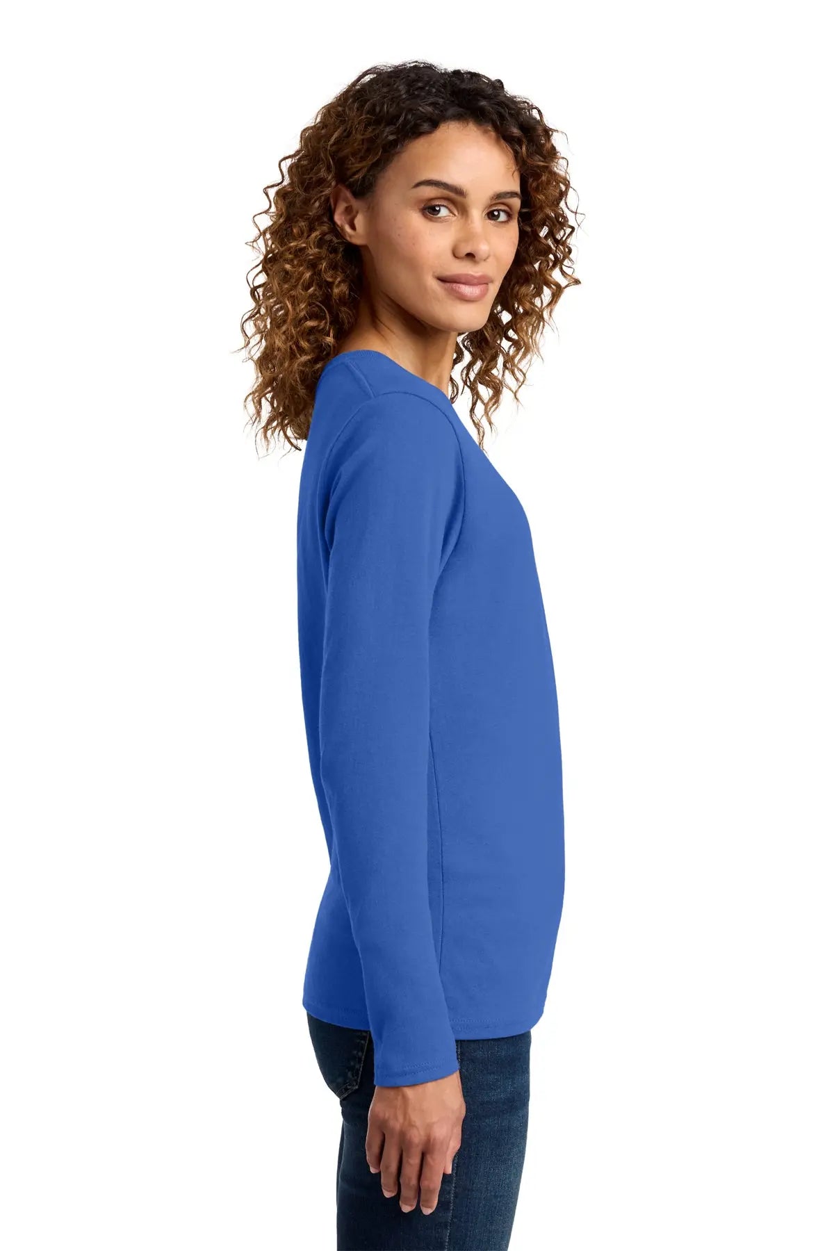 Port & Co™ Women's Long Sleeve Core Cotton Tee #LPC54LS