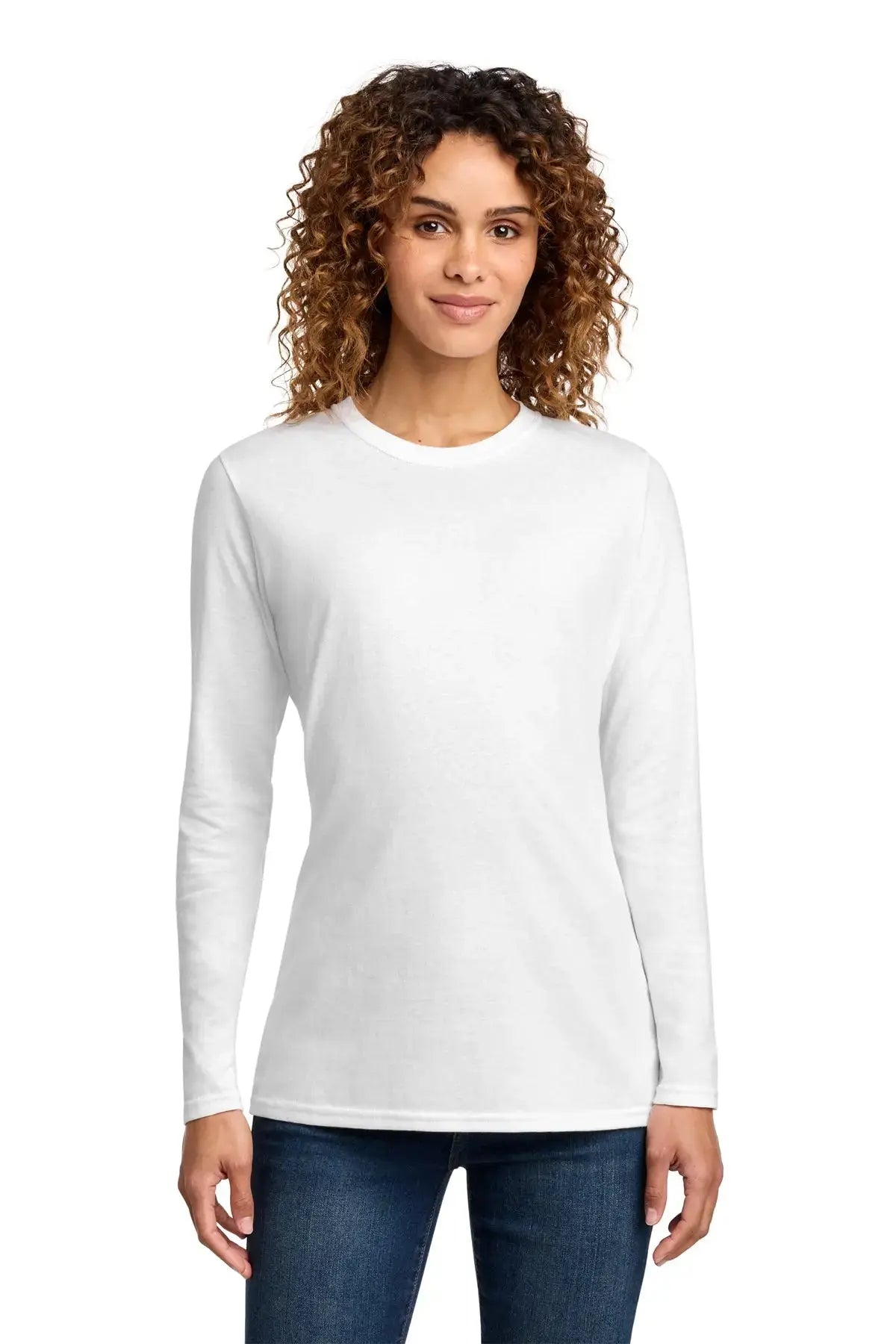 Port & Co™ Women's Long Sleeve Core Cotton Tee #LPC54LS Game Over Merch
