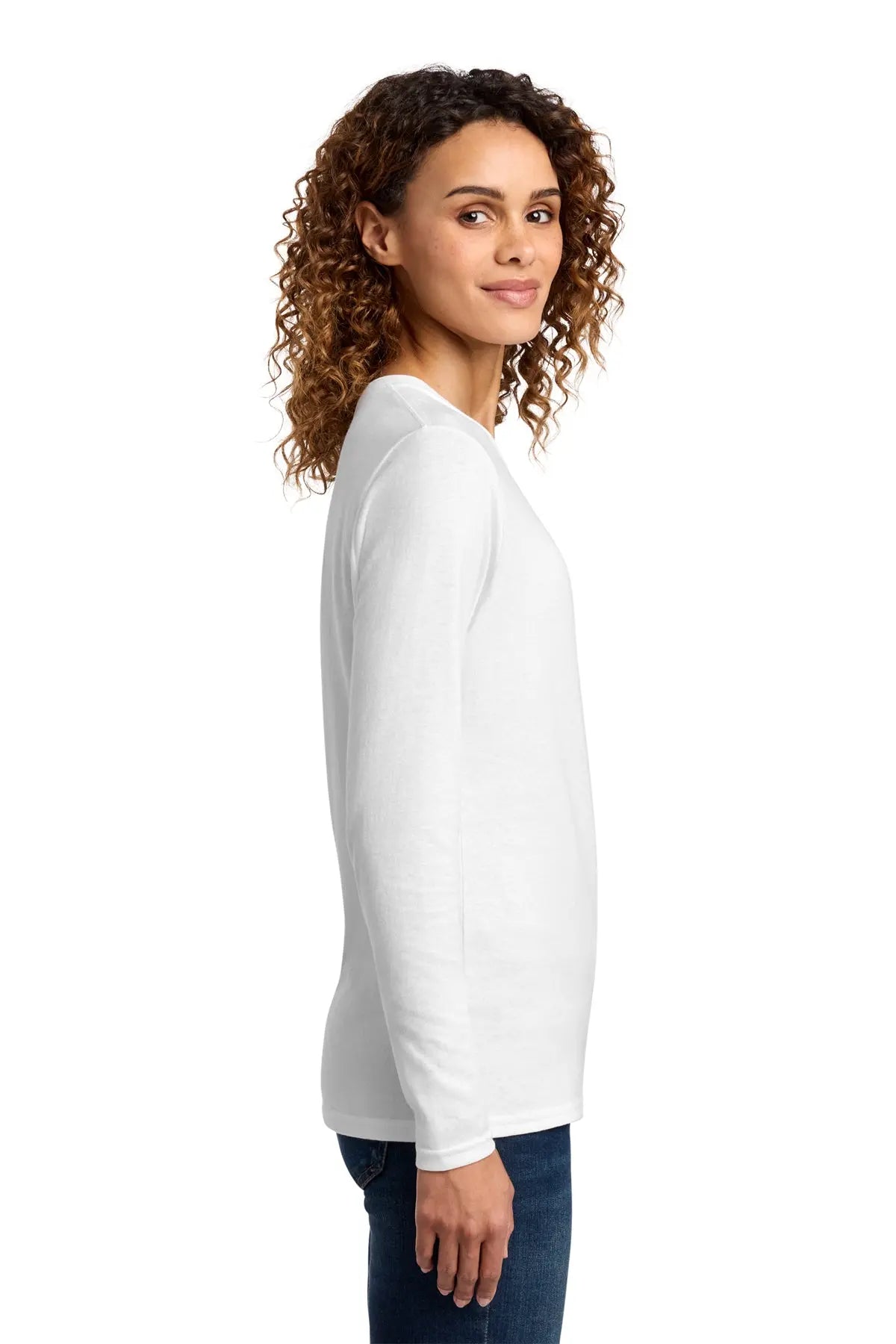 Port & Co™ Women's Long Sleeve Core Cotton Tee #LPC54LS
