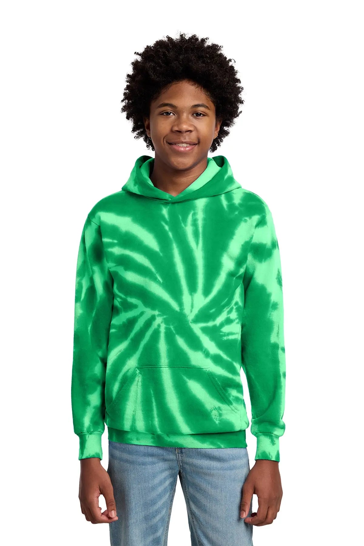 Port & Co™ Youth Tie-Dye Pullover Hooded Sweatshirt #PC146Y