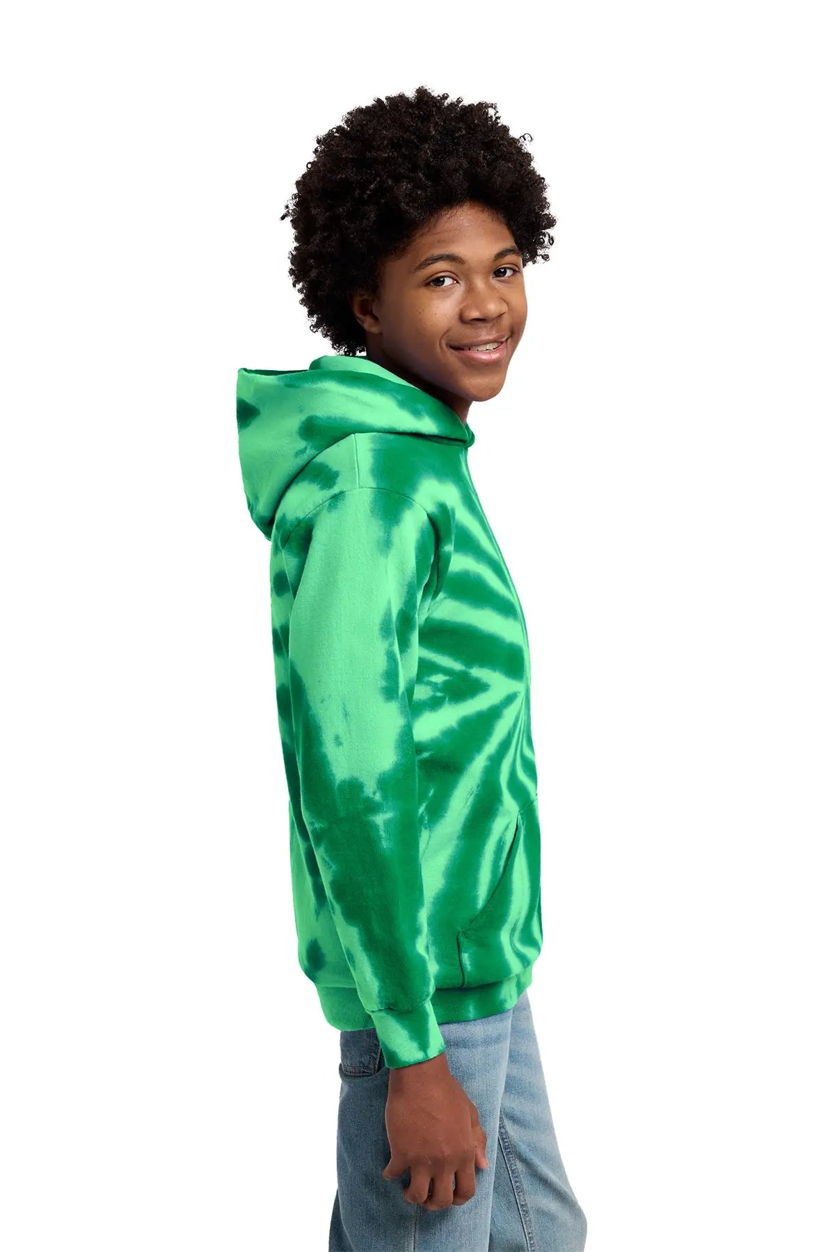 Port & Co™ Youth Tie-Dye Pullover Hooded Sweatshirt #PC146Y