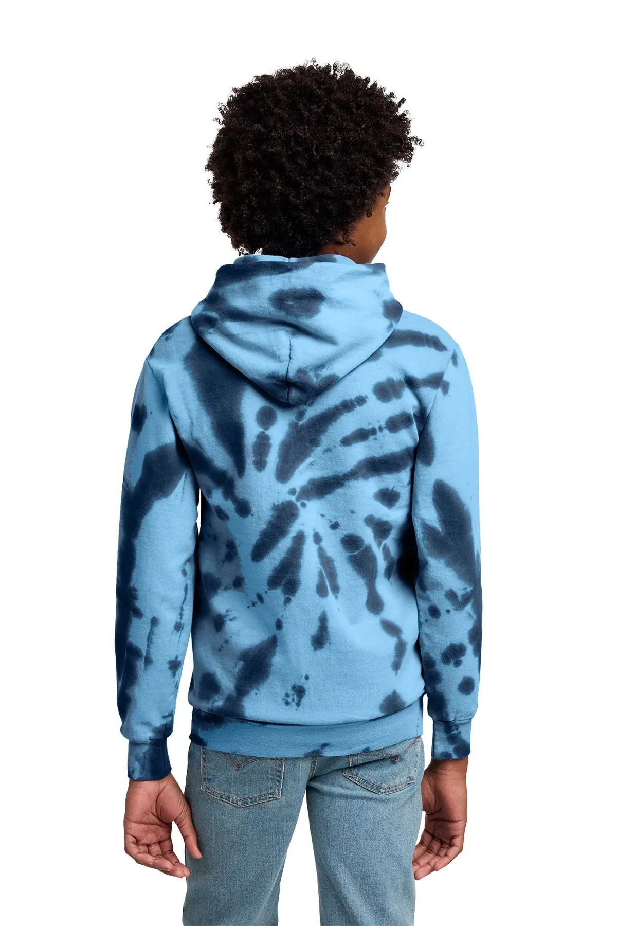 Port & Co™ Youth Tie-Dye Pullover Hooded Sweatshirt #PC146Y