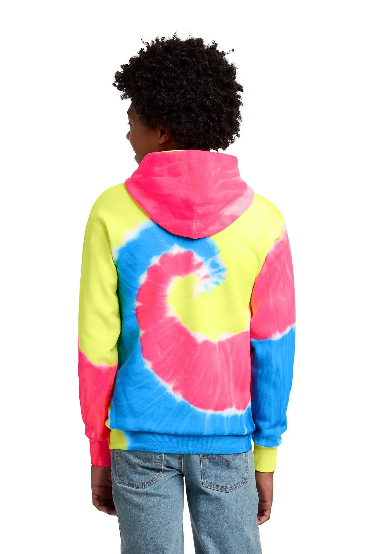 Port & Co™ Youth Tie-Dye Pullover Hooded Sweatshirt #PC146Y