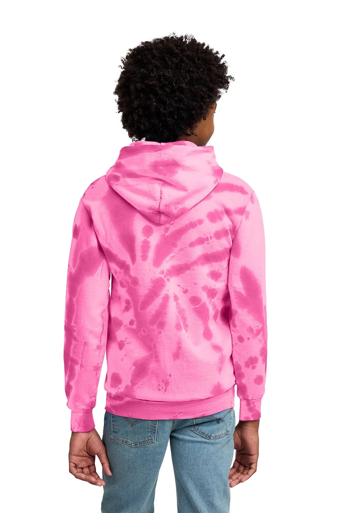 Port & Co™ Youth Tie-Dye Pullover Hooded Sweatshirt #PC146Y