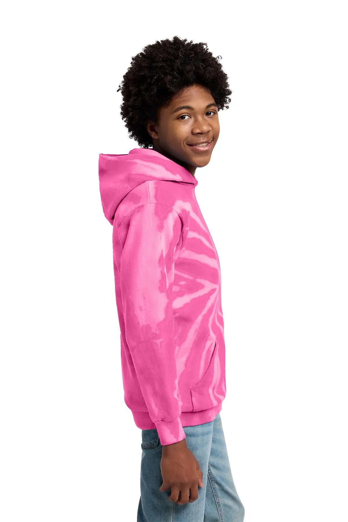 Port & Co™ Youth Tie-Dye Pullover Hooded Sweatshirt #PC146Y