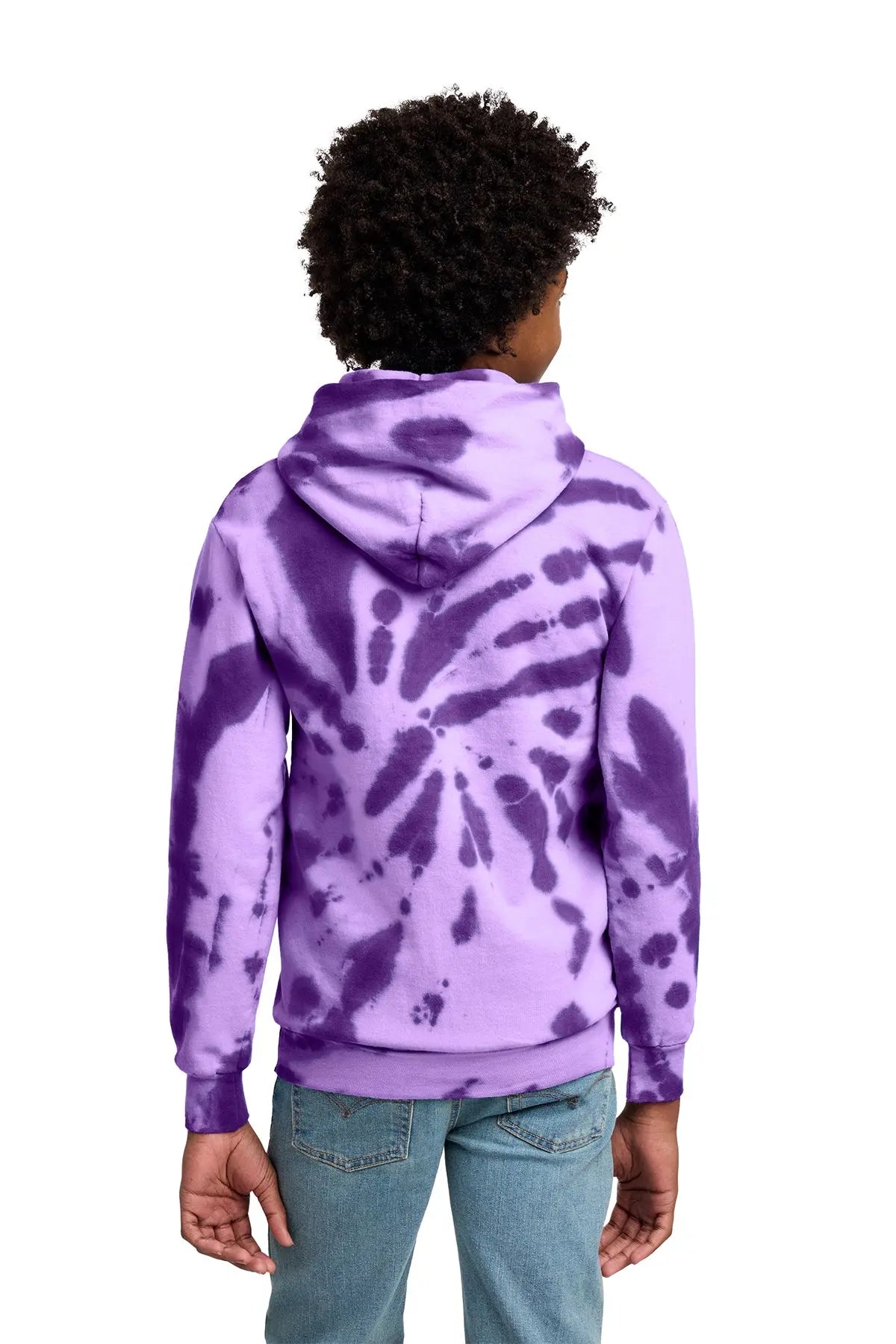 Port & Co™ Youth Tie-Dye Pullover Hooded Sweatshirt #PC146Y
