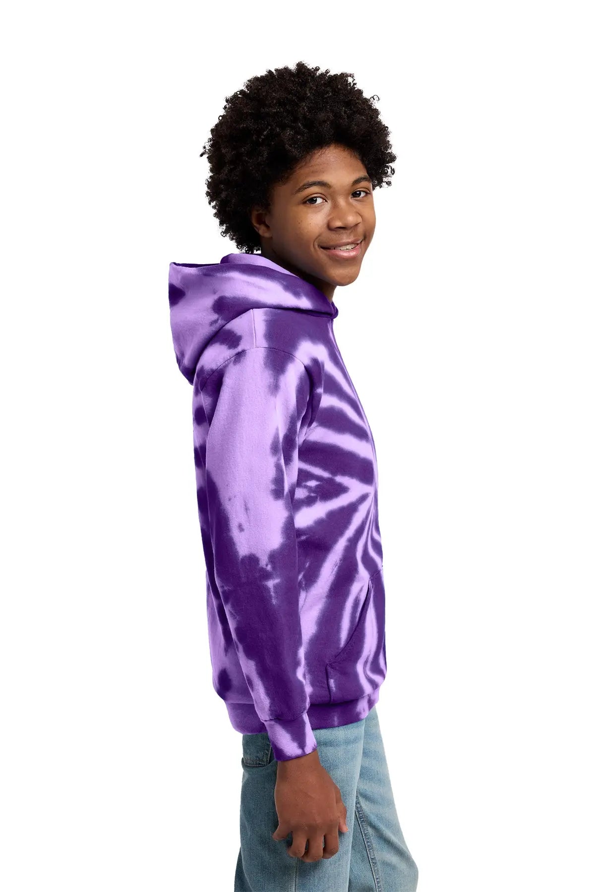 Port & Co™ Youth Tie-Dye Pullover Hooded Sweatshirt #PC146Y