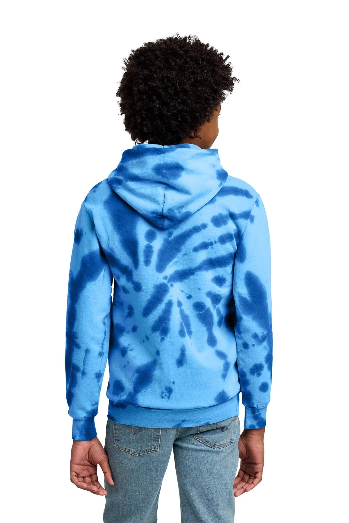 Port & Co™ Youth Tie-Dye Pullover Hooded Sweatshirt #PC146Y