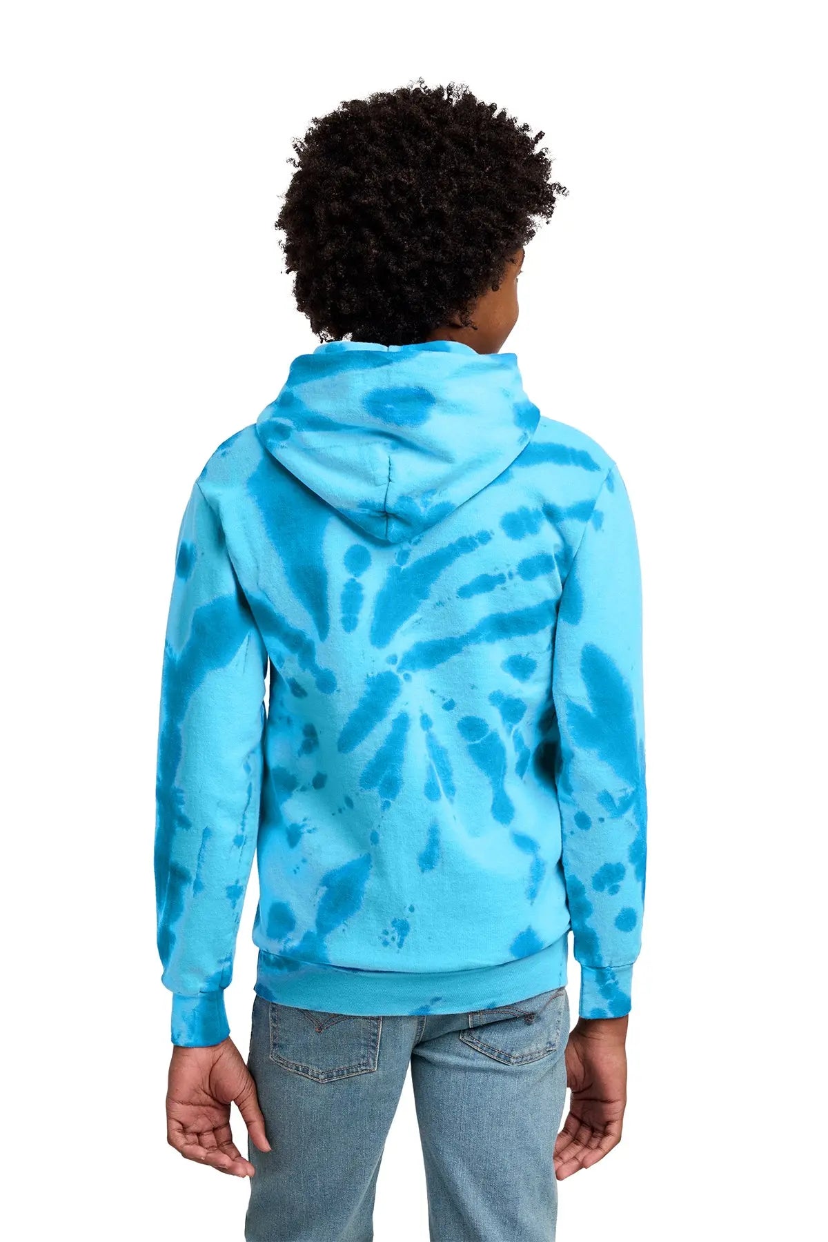 Port & Co™ Youth Tie-Dye Pullover Hooded Sweatshirt #PC146Y