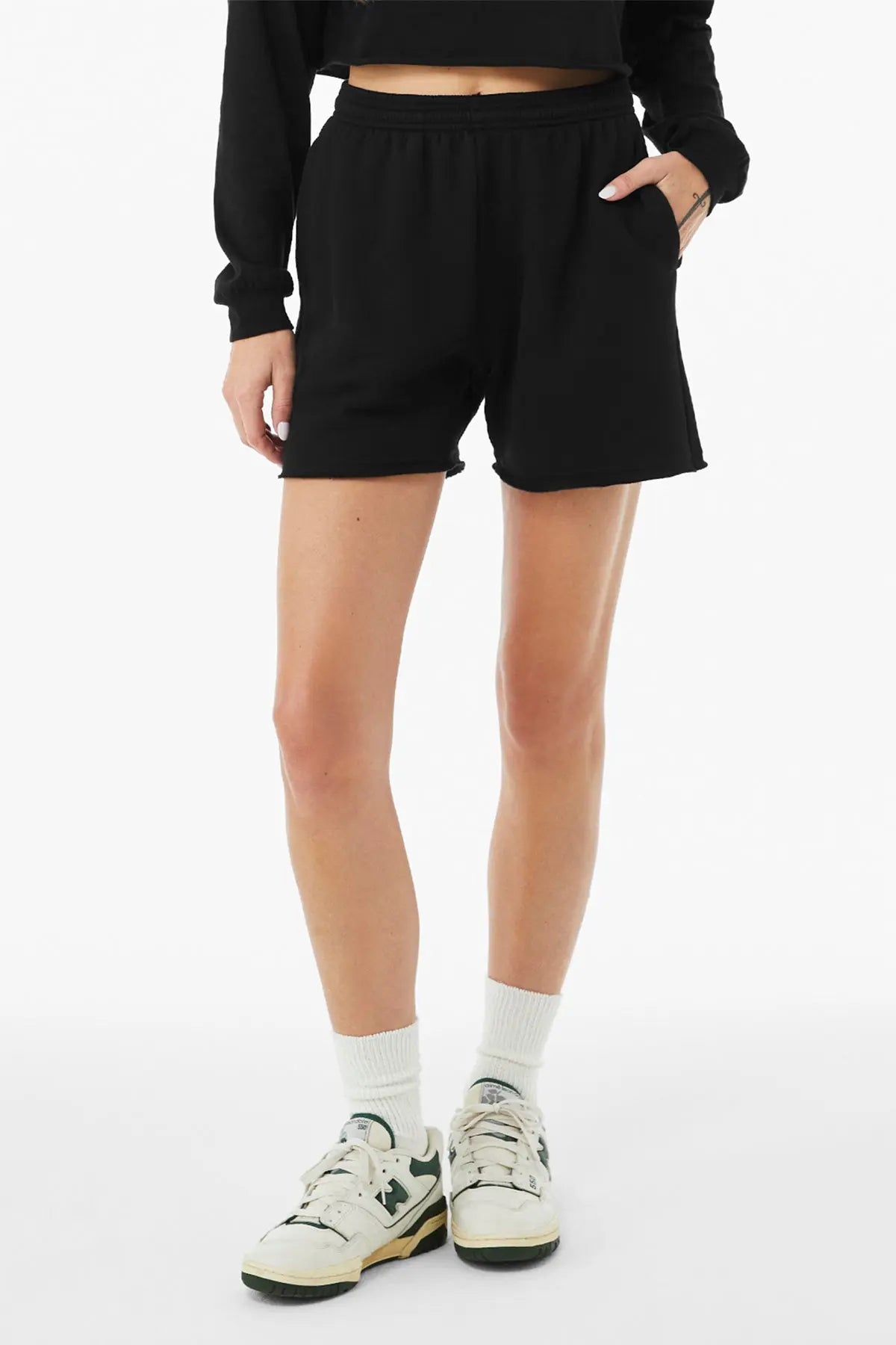 BELLA+CANVAS® Women’s Cutoff Sweatshort #BC3787