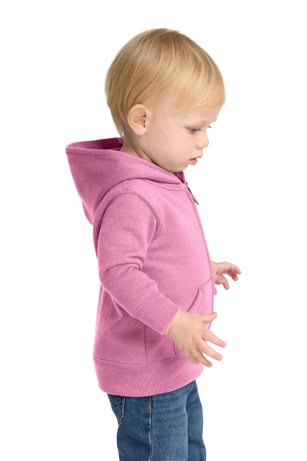 Port & Co™ Infant Core Fleece Full-Zip Hooded Sweatshirt #CAR78IZH