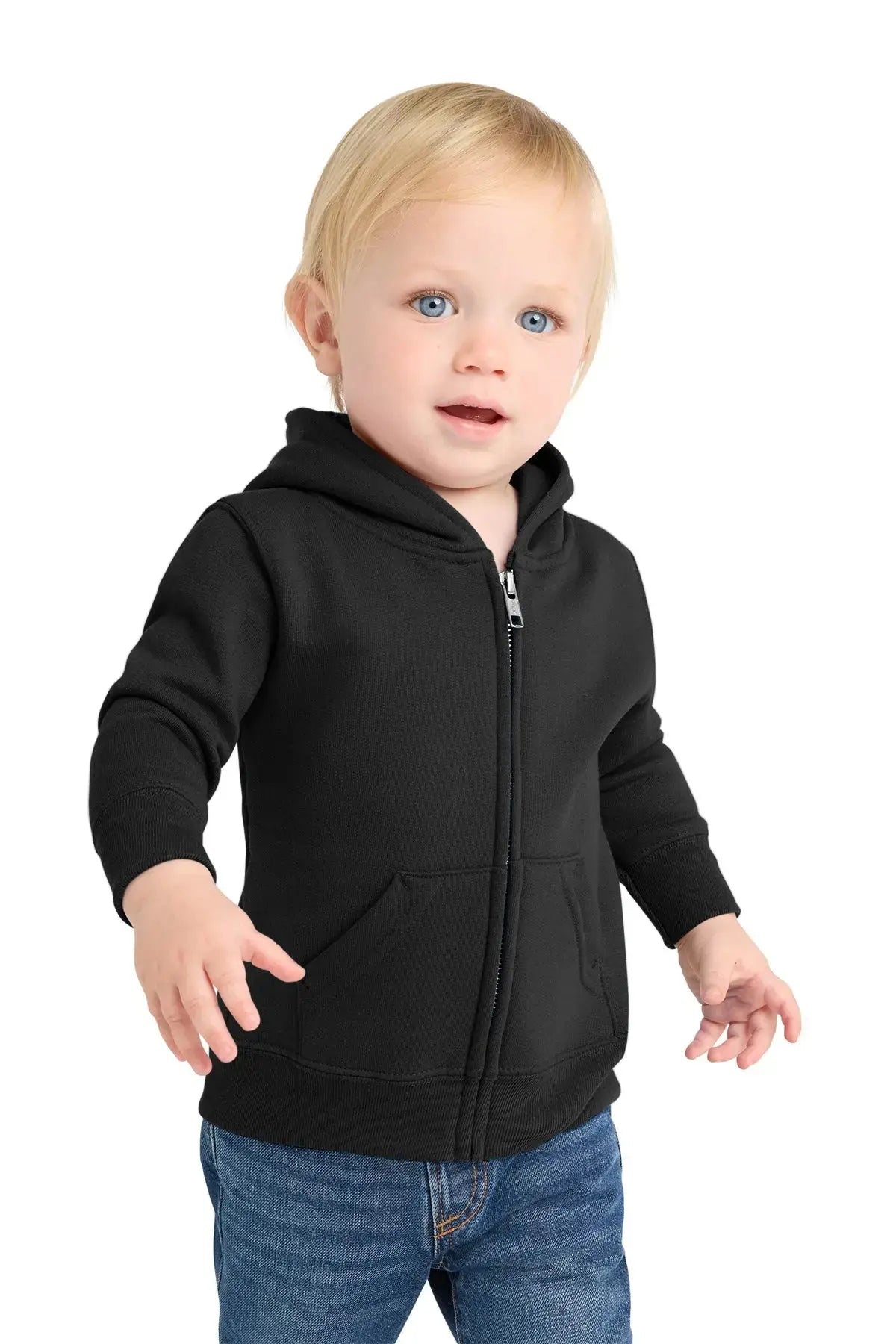 Port & Co™ Infant Core Fleece Full-Zip Hooded Sweatshirt #CAR78IZH Game Over Merch