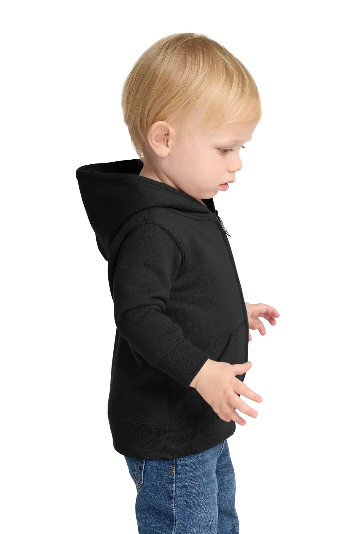 Port & Co™ Infant Core Fleece Full-Zip Hooded Sweatshirt #CAR78IZH