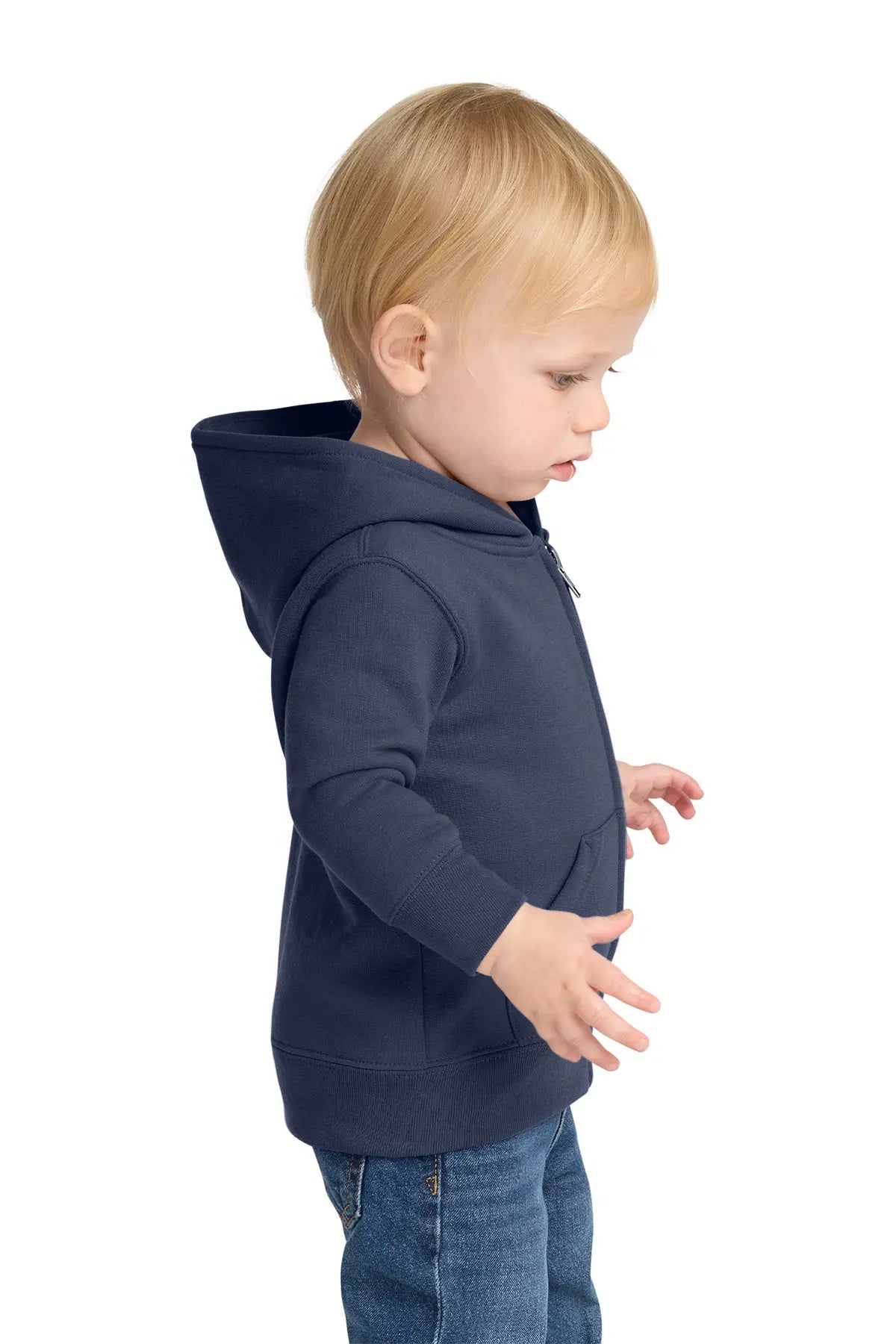 Port & Co™ Infant Core Fleece Full-Zip Hooded Sweatshirt #CAR78IZH