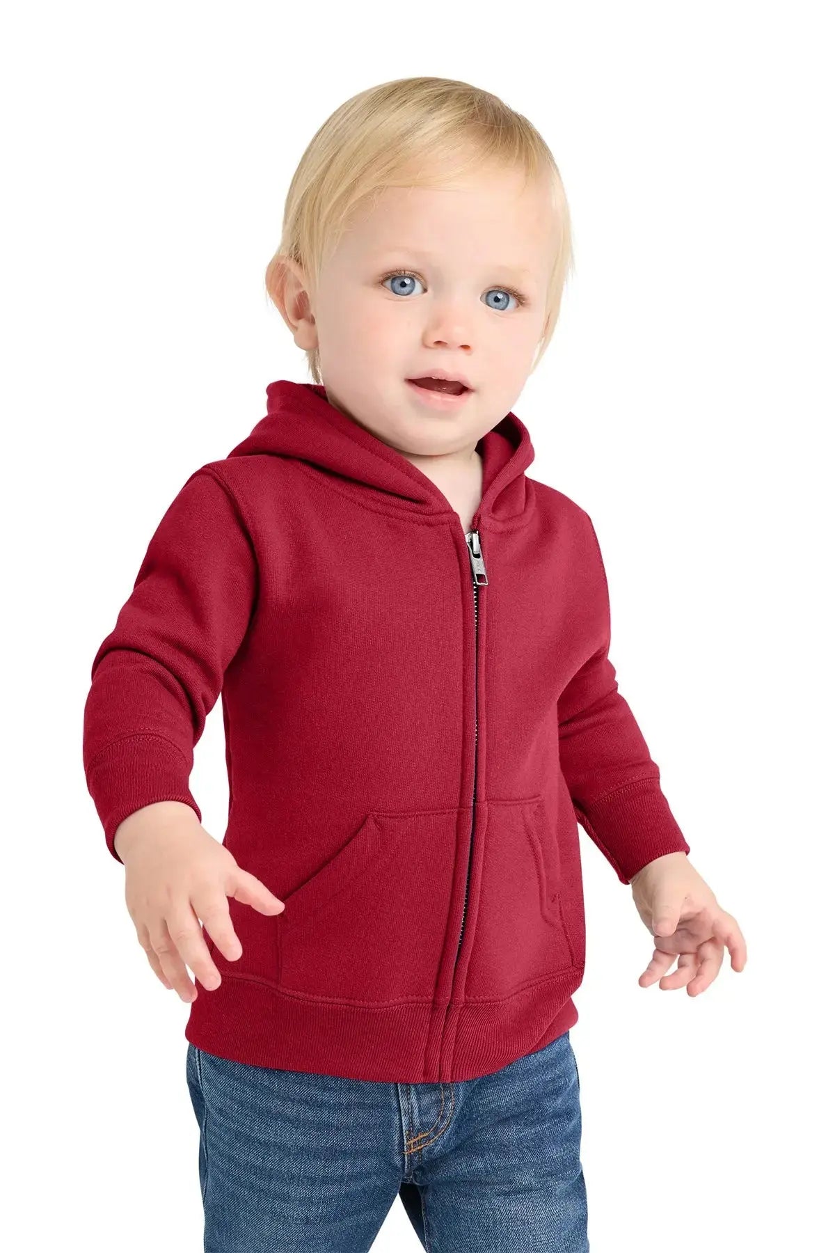 Port & Co™ Infant Core Fleece Full-Zip Hooded Sweatshirt #CAR78IZH Game Over Merch