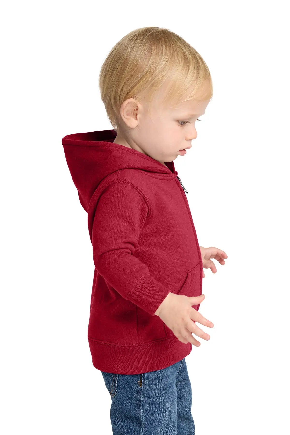Port & Co™ Infant Core Fleece Full-Zip Hooded Sweatshirt #CAR78IZH