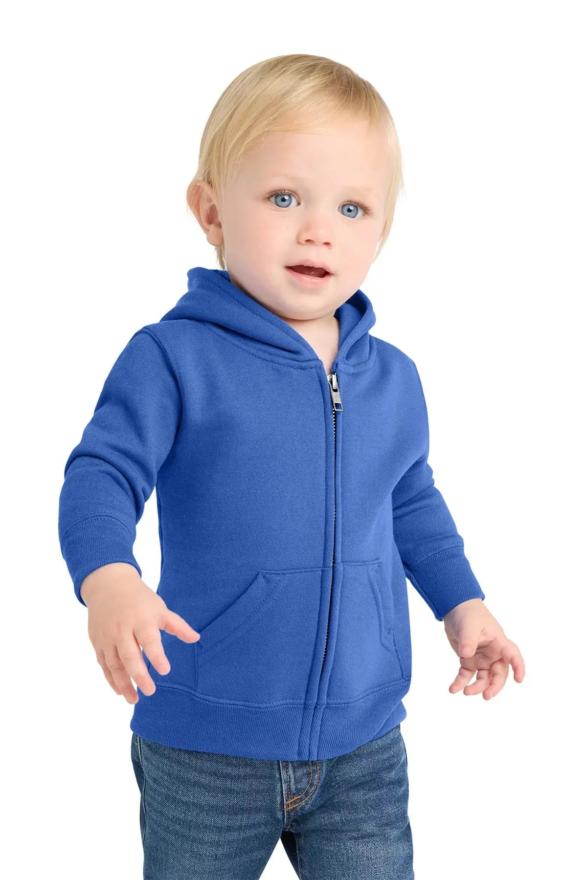 Port & Co™ Infant Core Fleece Full-Zip Hooded Sweatshirt #CAR78IZH Game Over Merch