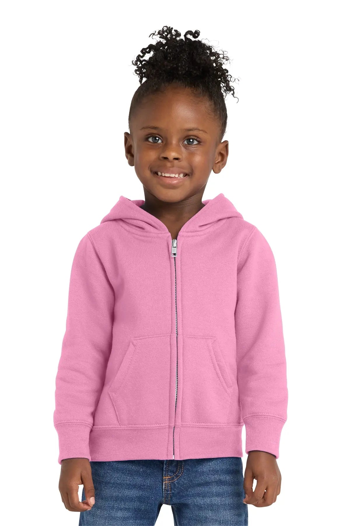 Port & Co™ Toddler Core Fleece Full-Zip Hooded Sweatshirt #CAR78TZH