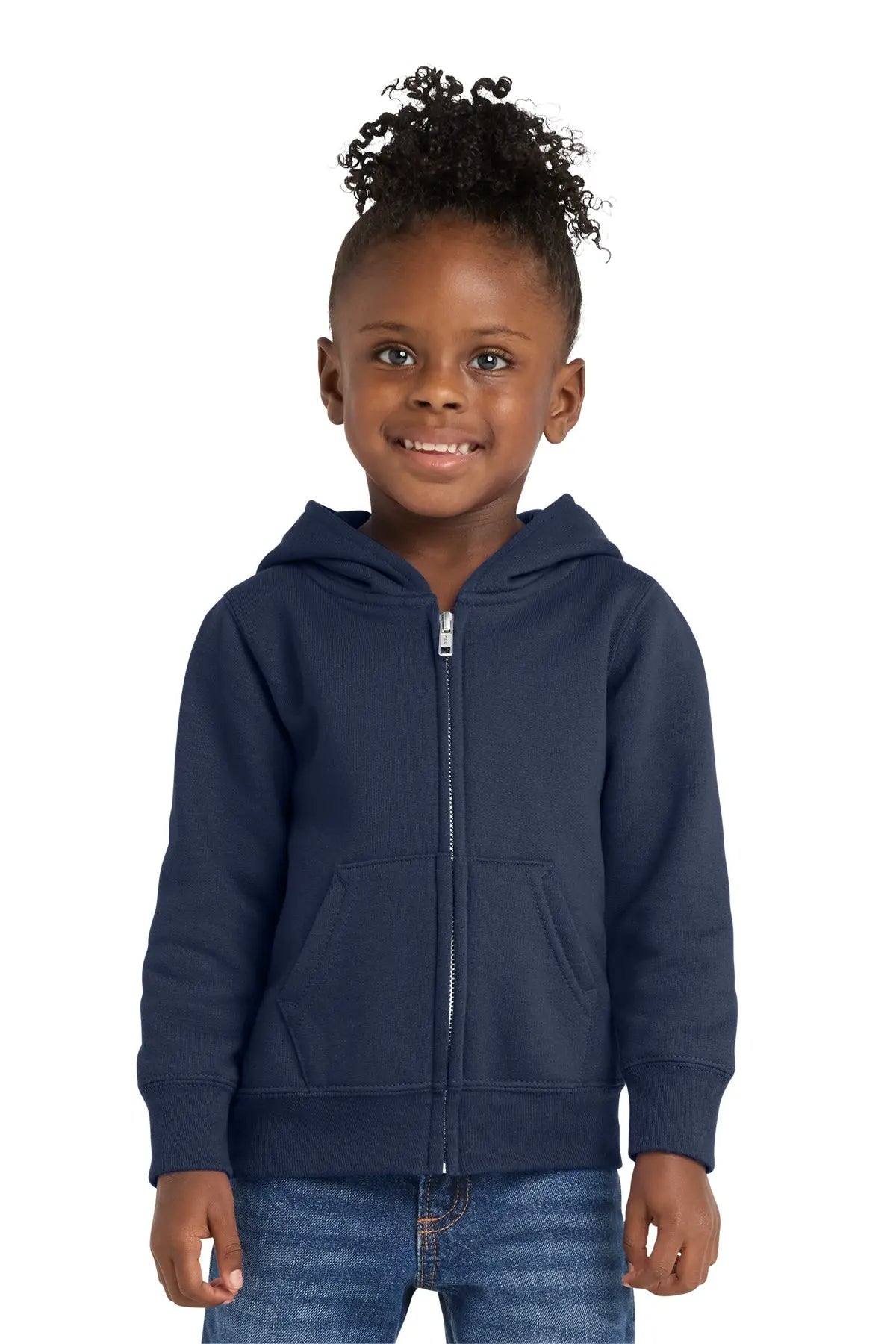 Port & Co™ Toddler Core Fleece Full-Zip Hooded Sweatshirt #CAR78TZH