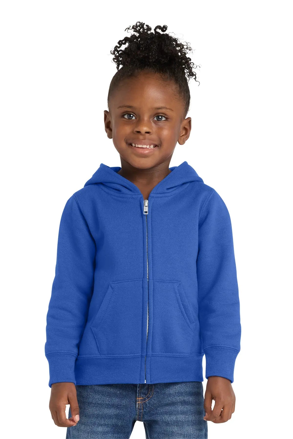 Port & Co™ Toddler Core Fleece Full-Zip Hooded Sweatshirt #CAR78TZH