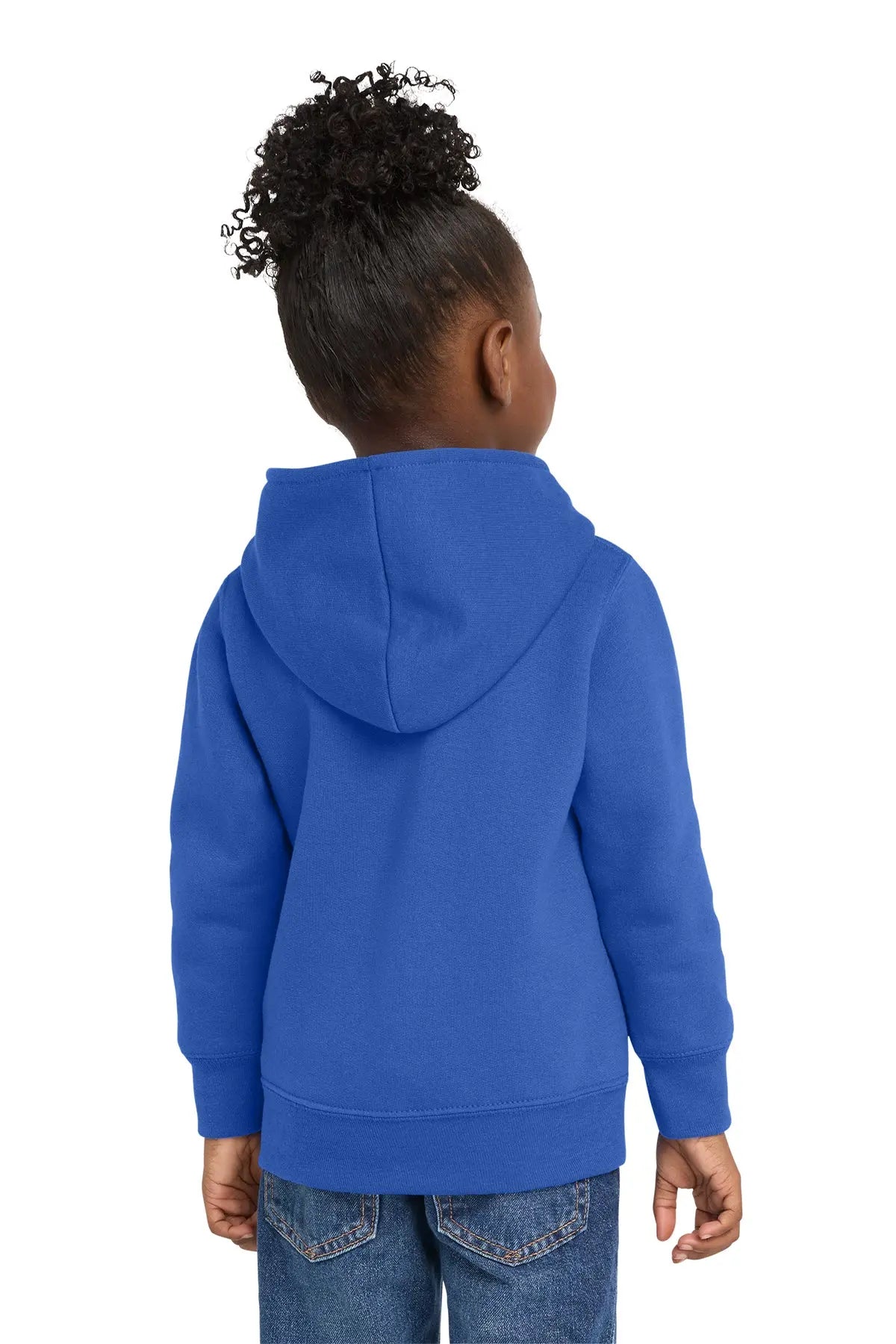 Port & Co™ Toddler Core Fleece Full-Zip Hooded Sweatshirt #CAR78TZH