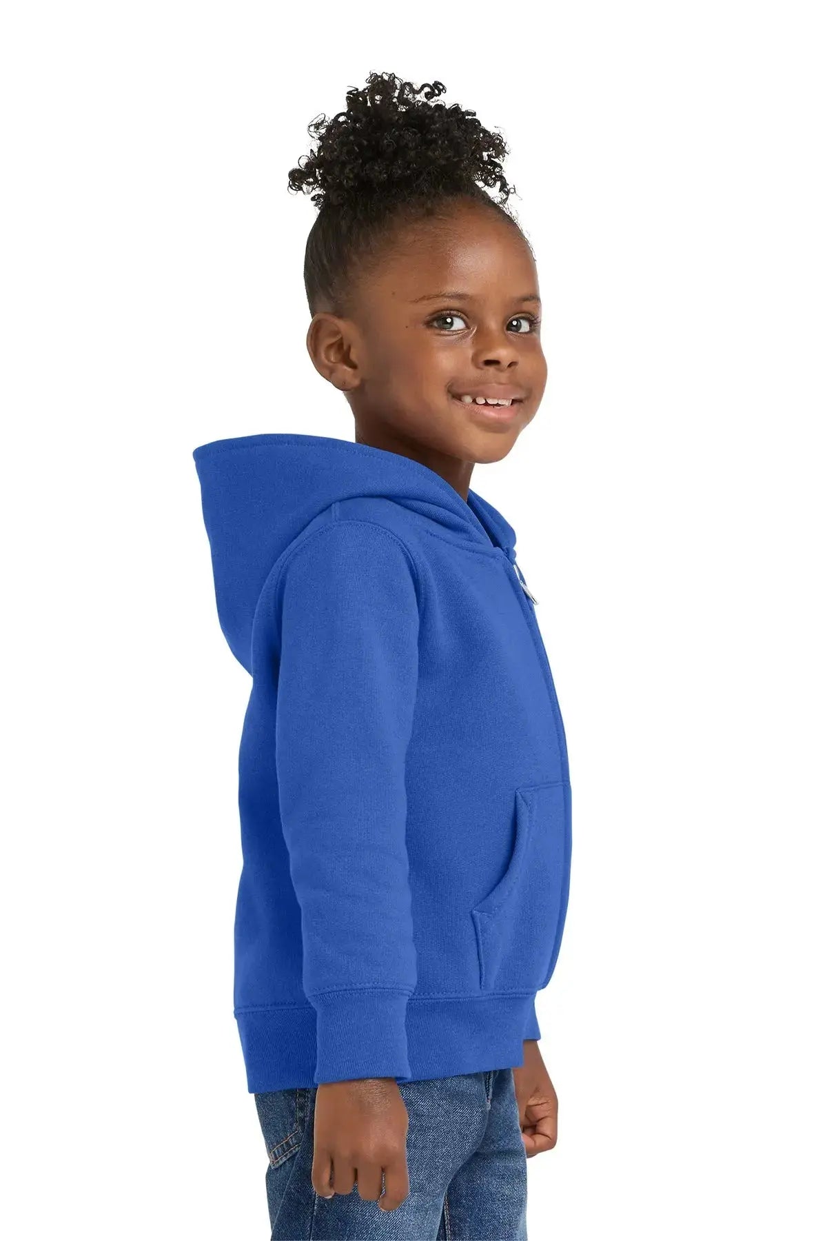 Port & Co™ Toddler Core Fleece Full-Zip Hooded Sweatshirt #CAR78TZH Game Over Merch