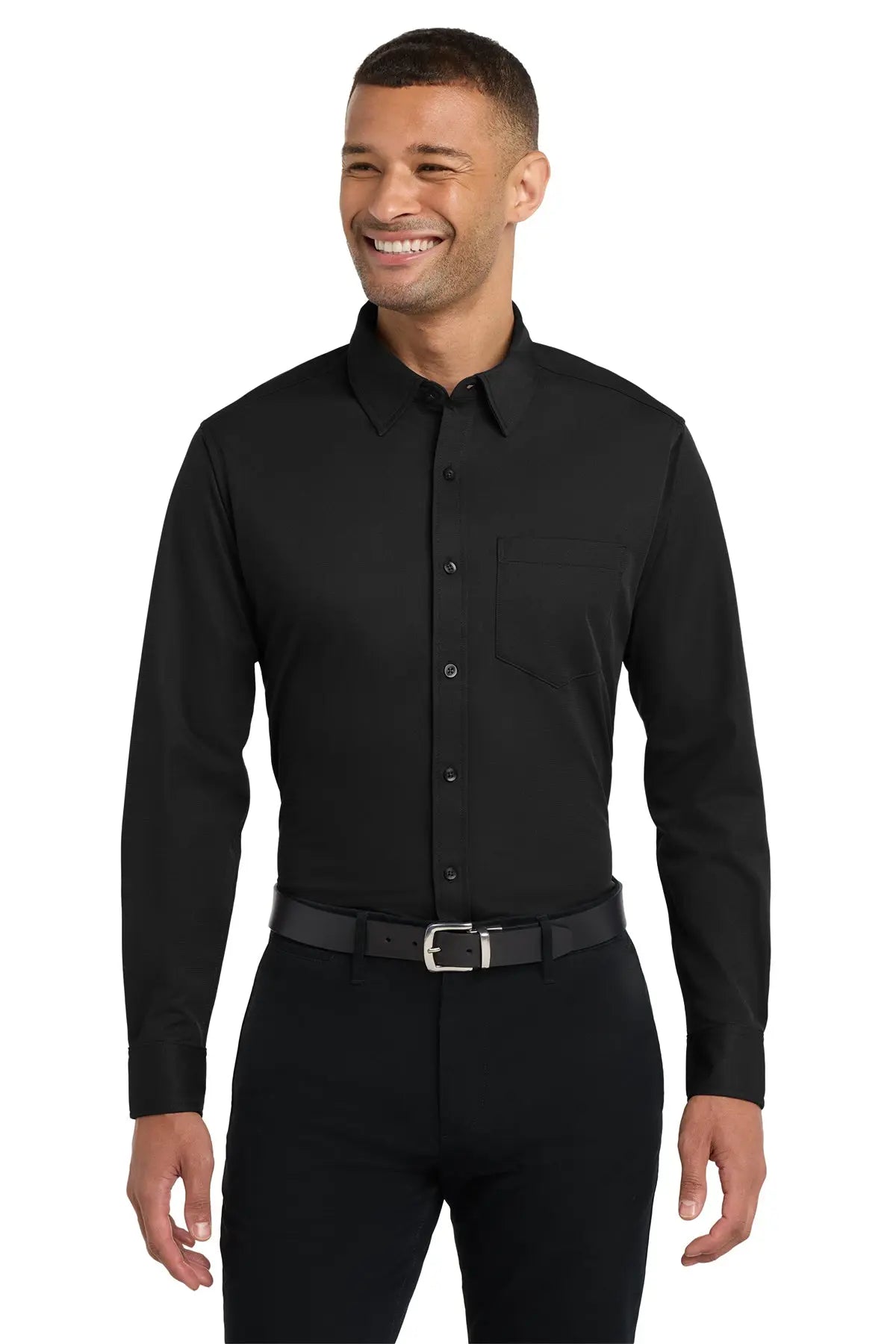 Port Authority® Dimension Knit Dress Shirt #K570Game Over Merch