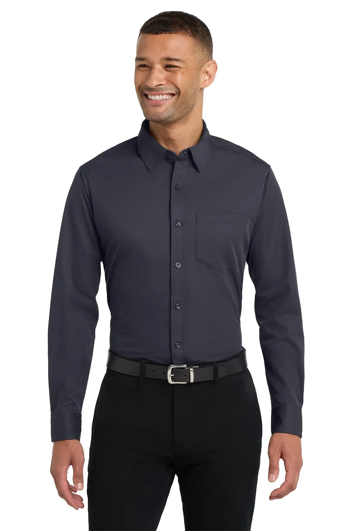 Port Authority® Dimension Knit Dress Shirt #K570Game Over Merch