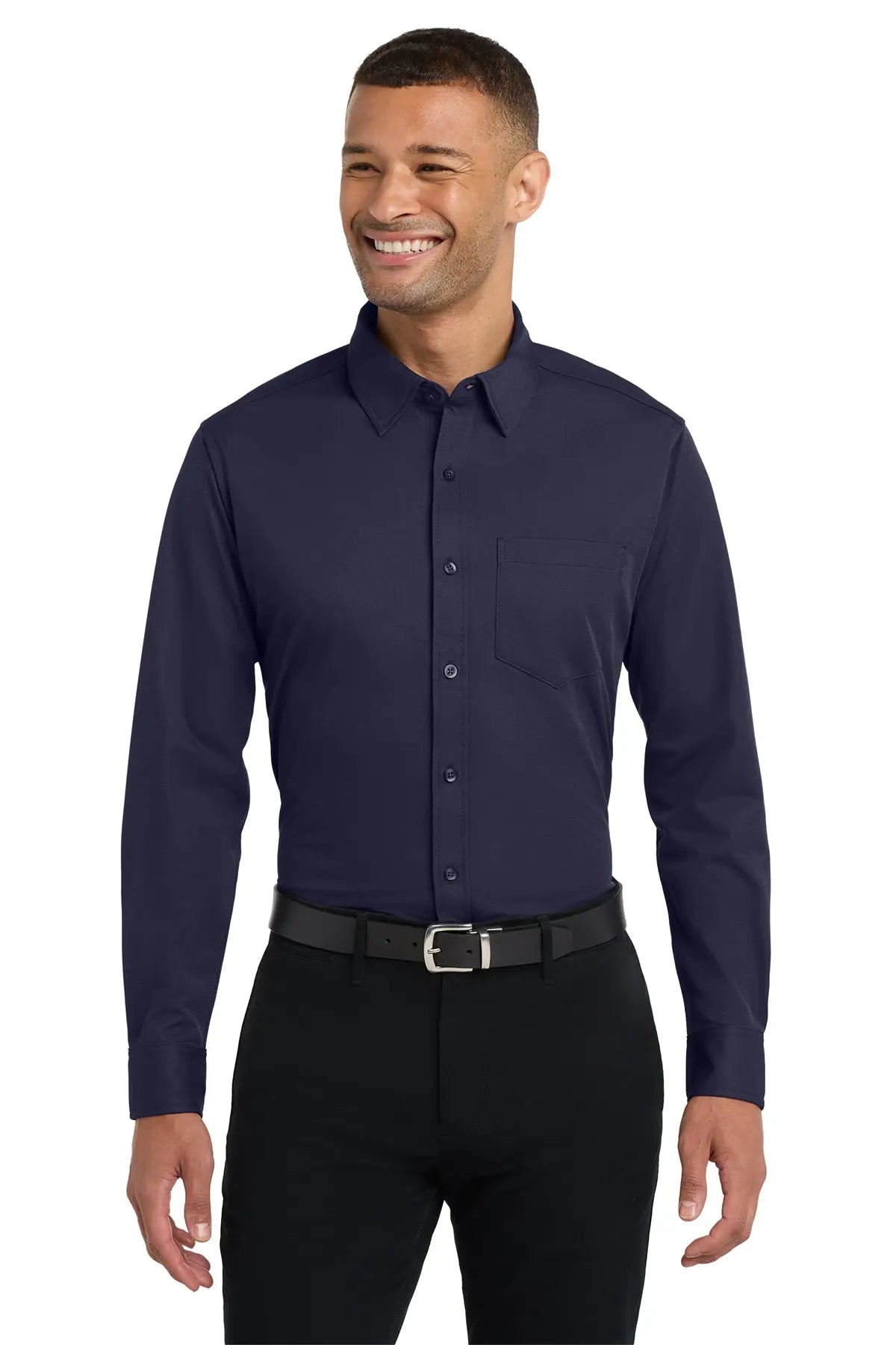 Port Authority® Dimension Knit Dress Shirt #K570Game Over Merch
