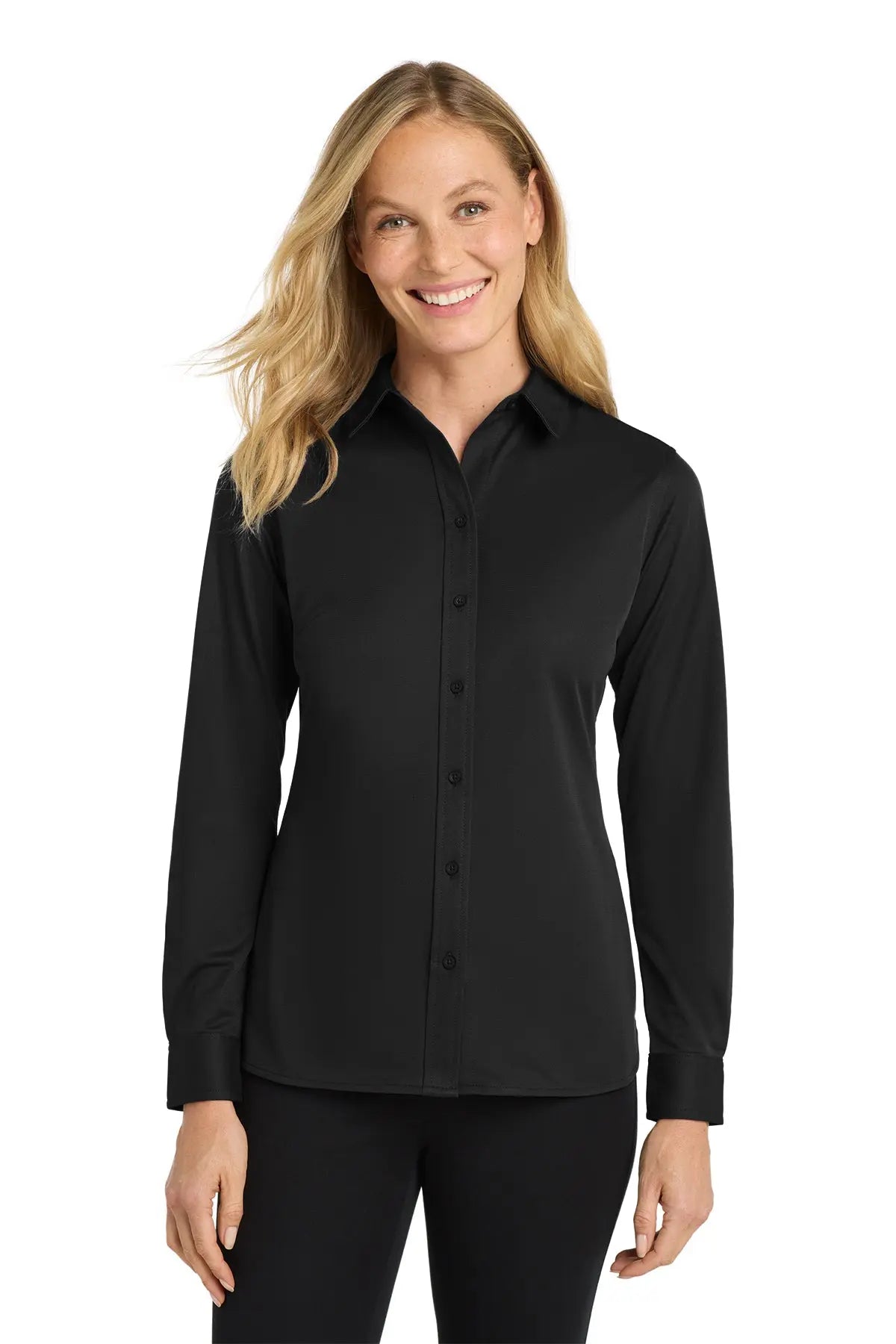 Port Authority® Women's Dimension Knit Dress Shirt #L570Game Over Merch