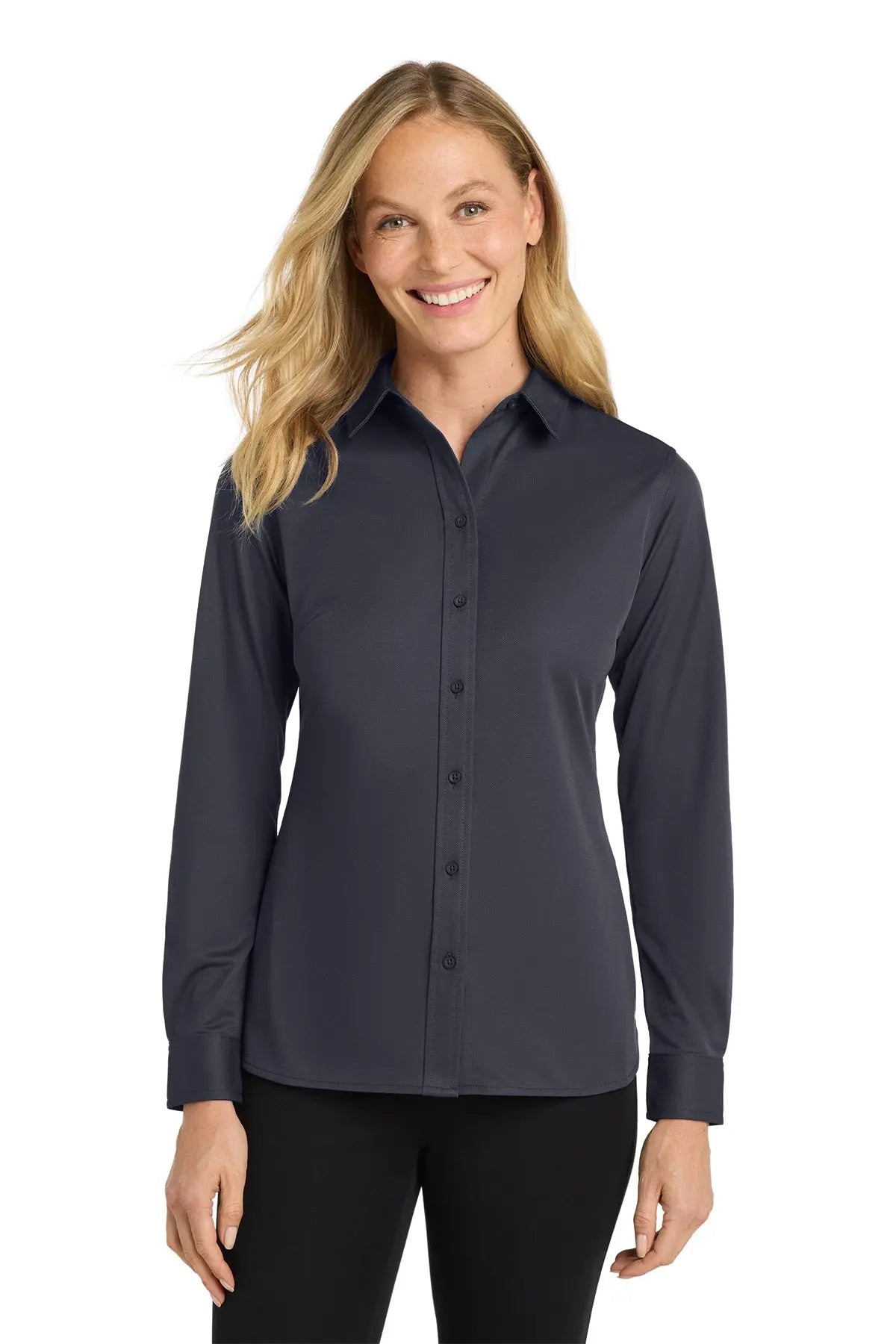 Port Authority® Women's Dimension Knit Dress Shirt #L570Game Over Merch