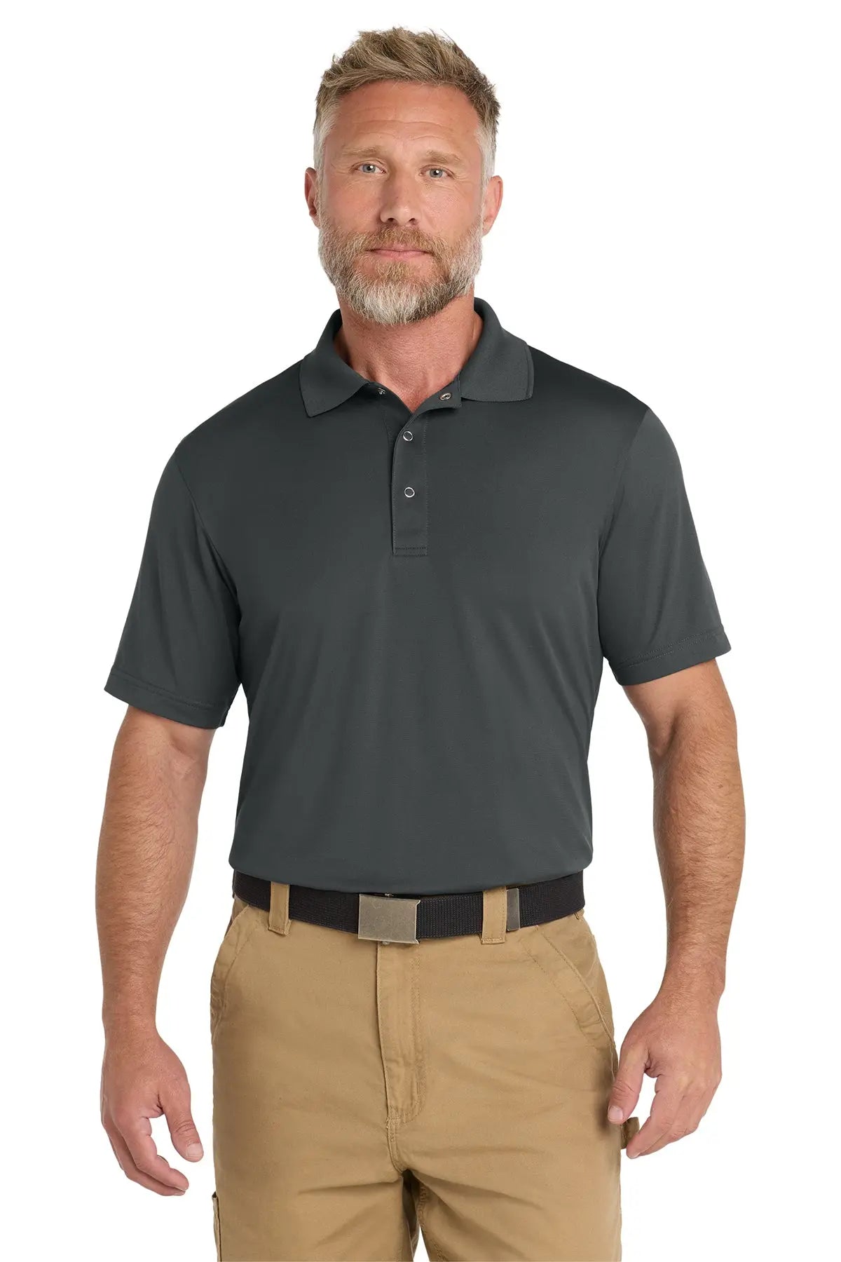 CornerStone® Micropique Gripper Polo #CS421Game Over Merch