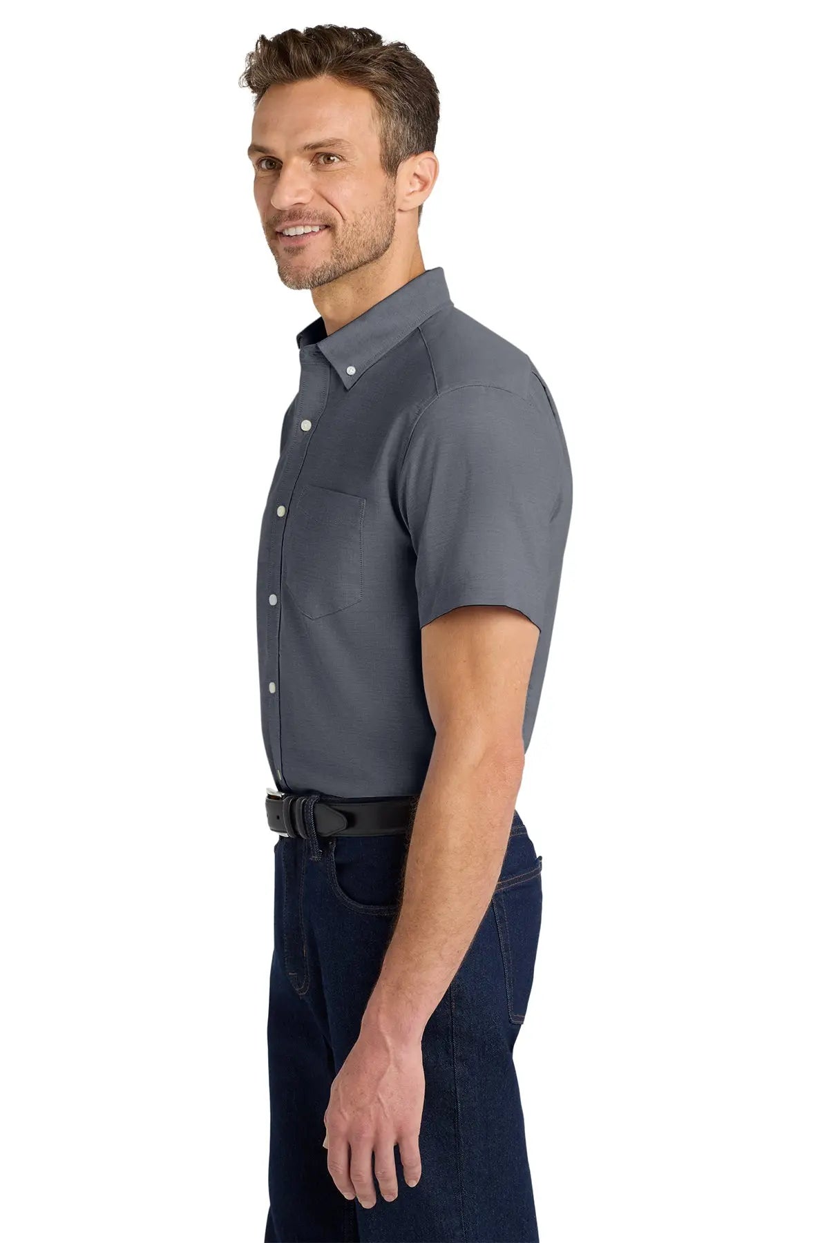 Port Authority® Short Sleeve SuperPro™ Oxford Shirt #S659