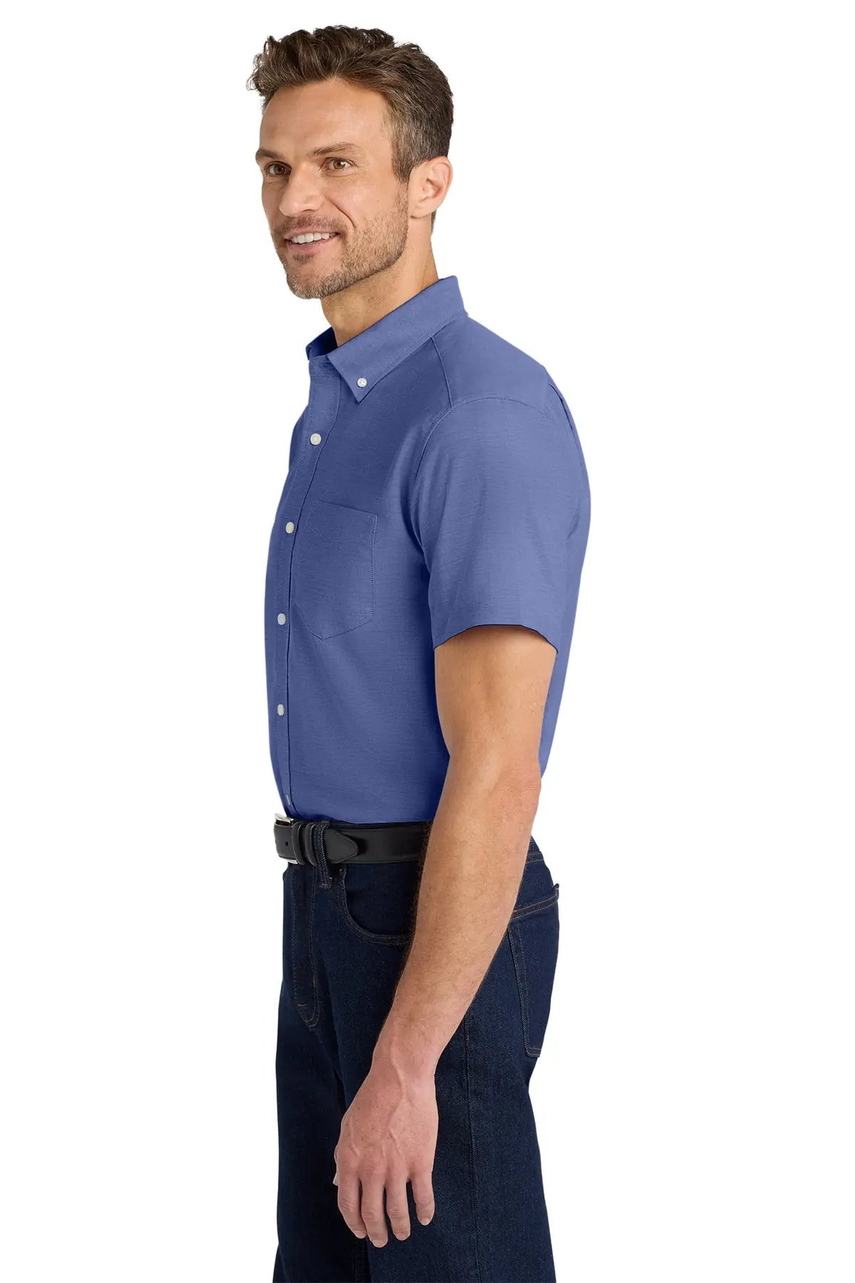 Port Authority® Short Sleeve SuperPro™ Oxford Shirt #S659