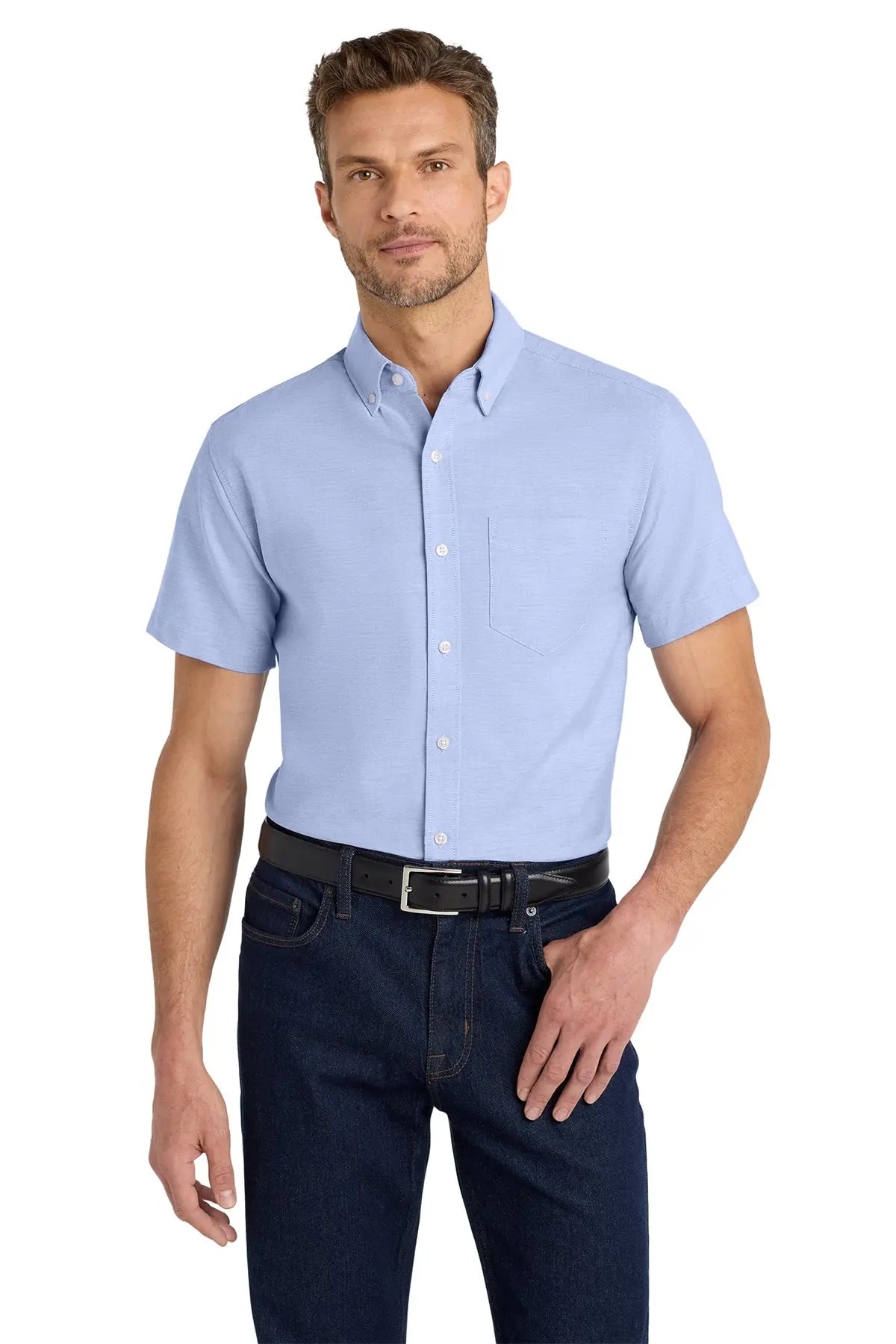 Port Authority® Short Sleeve SuperPro™ Oxford Shirt #S659