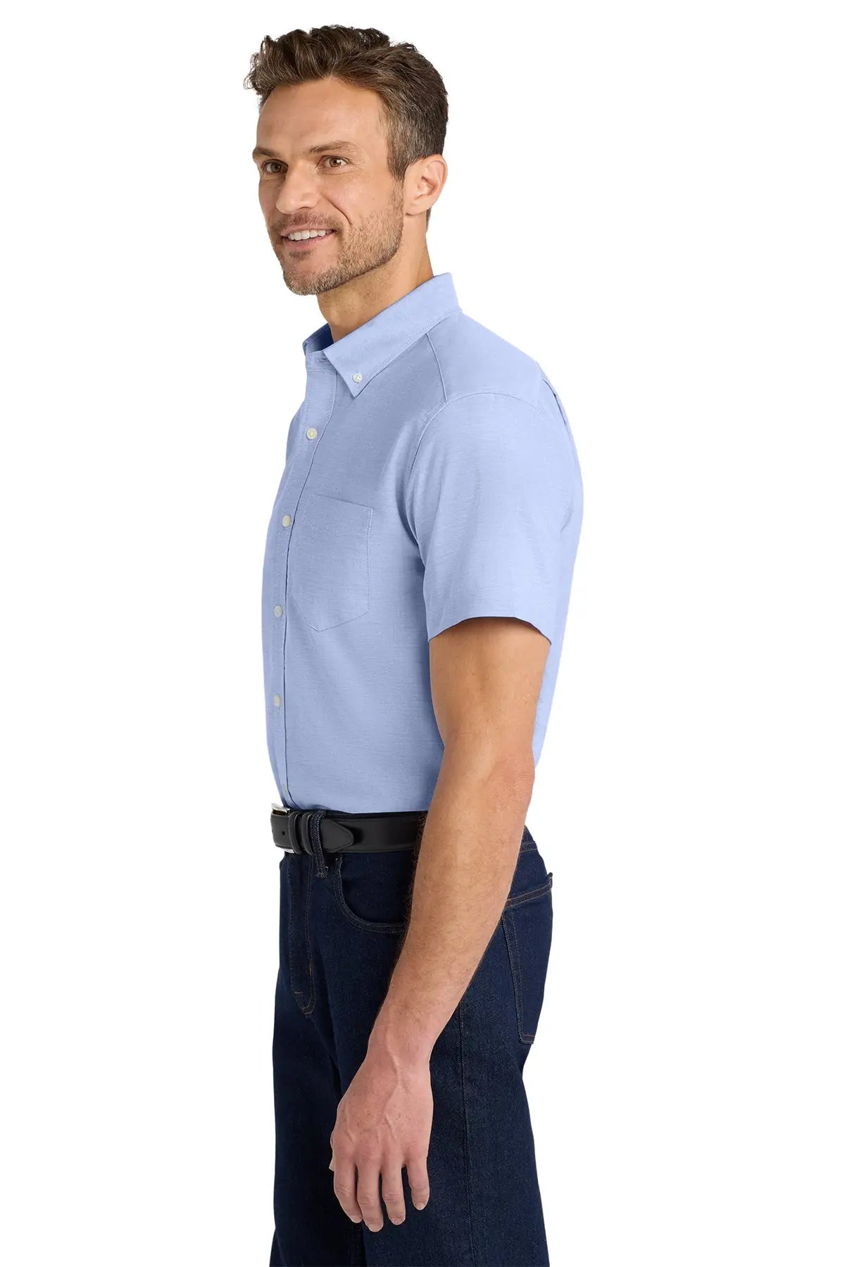 Port Authority® Short Sleeve SuperPro™ Oxford Shirt #S659