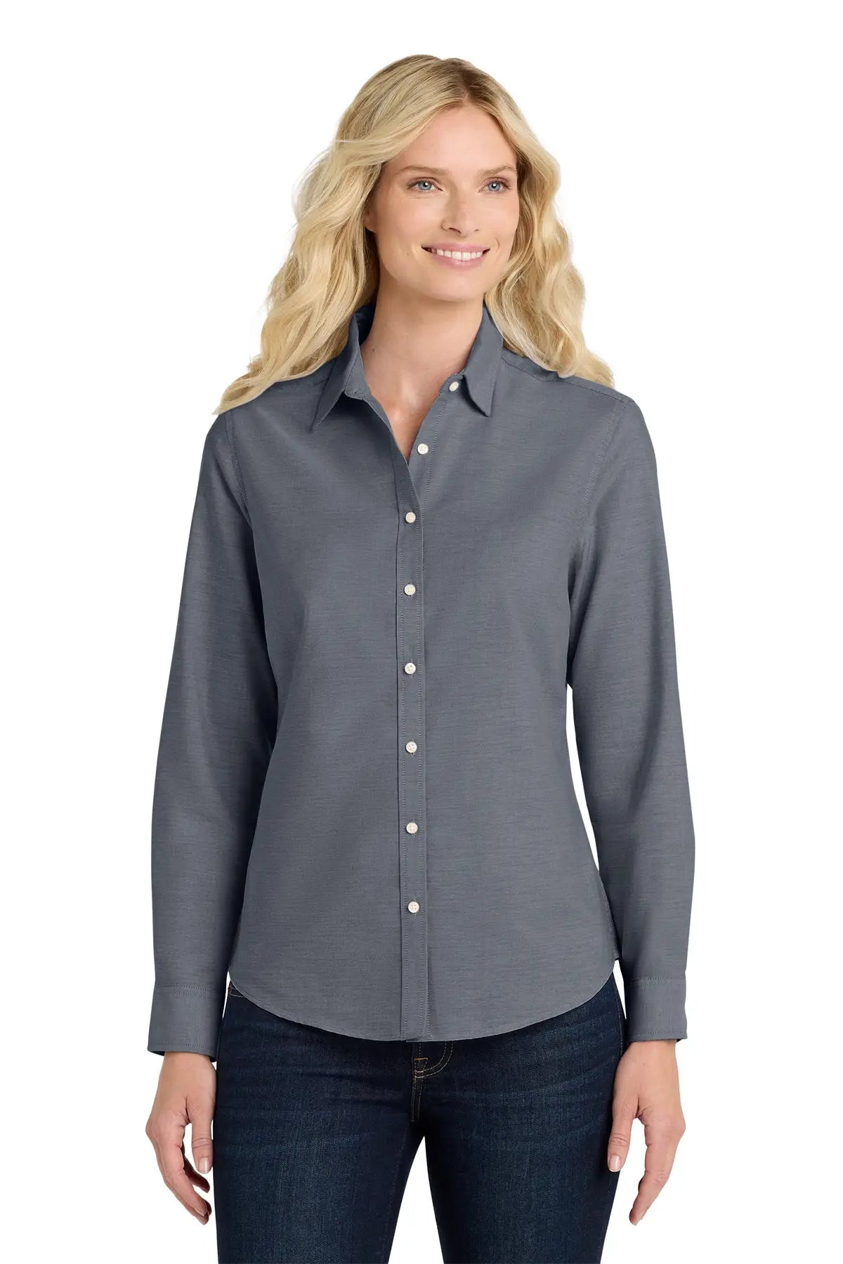 Port Authority® Women's SuperPro™ Oxford Shirt #L658