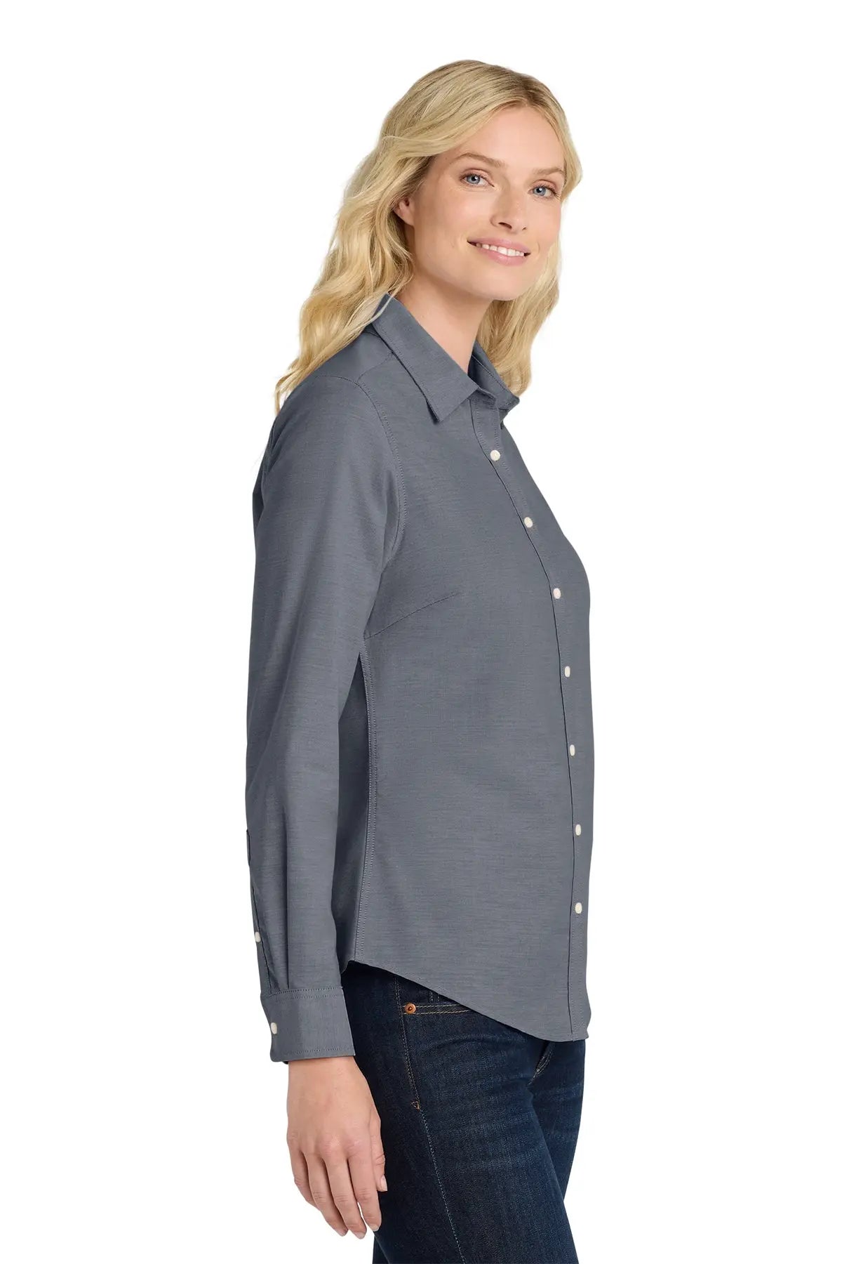 Port Authority® Women's SuperPro™ Oxford Shirt #L658