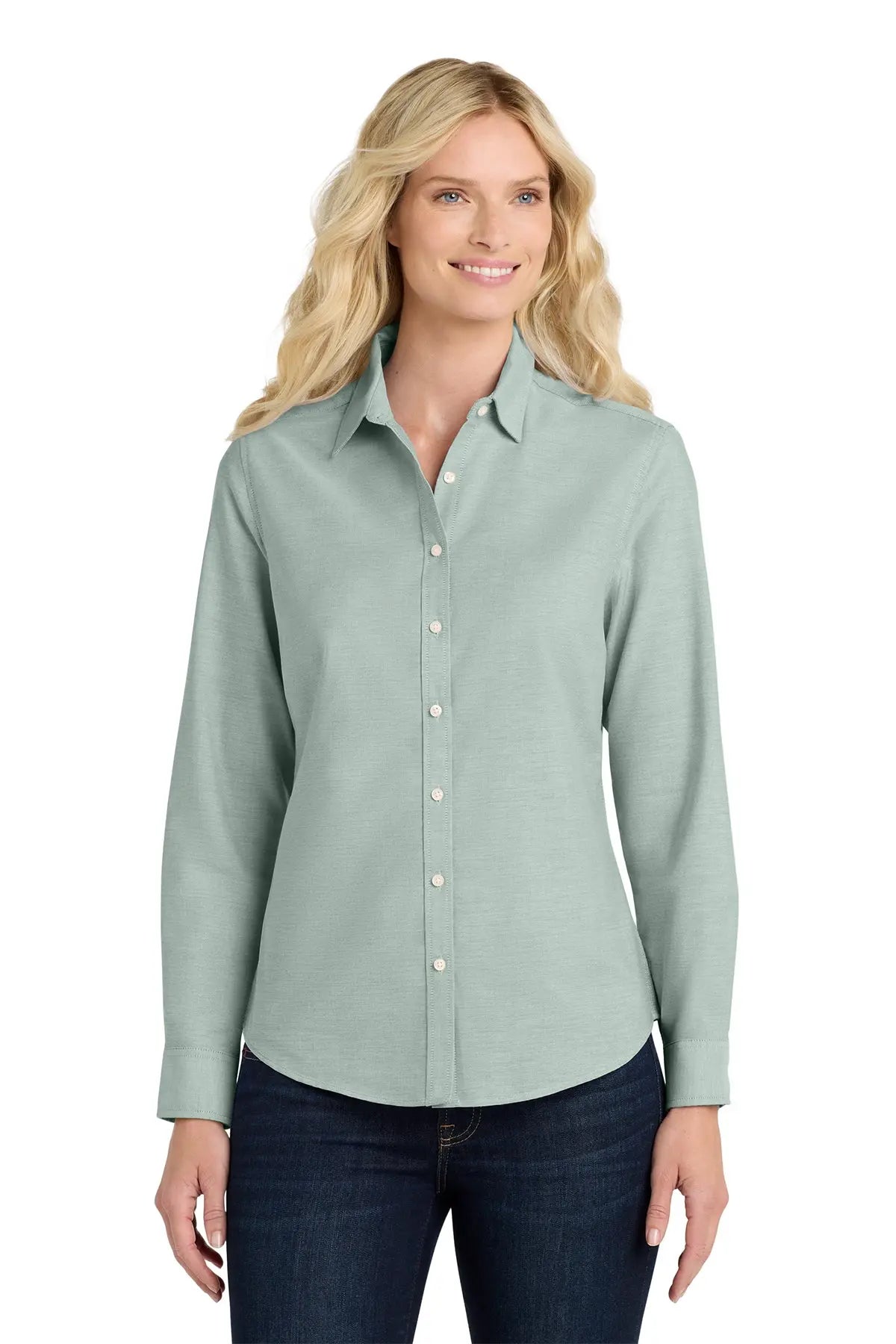 Port Authority® Women's SuperPro™ Oxford Shirt #L658