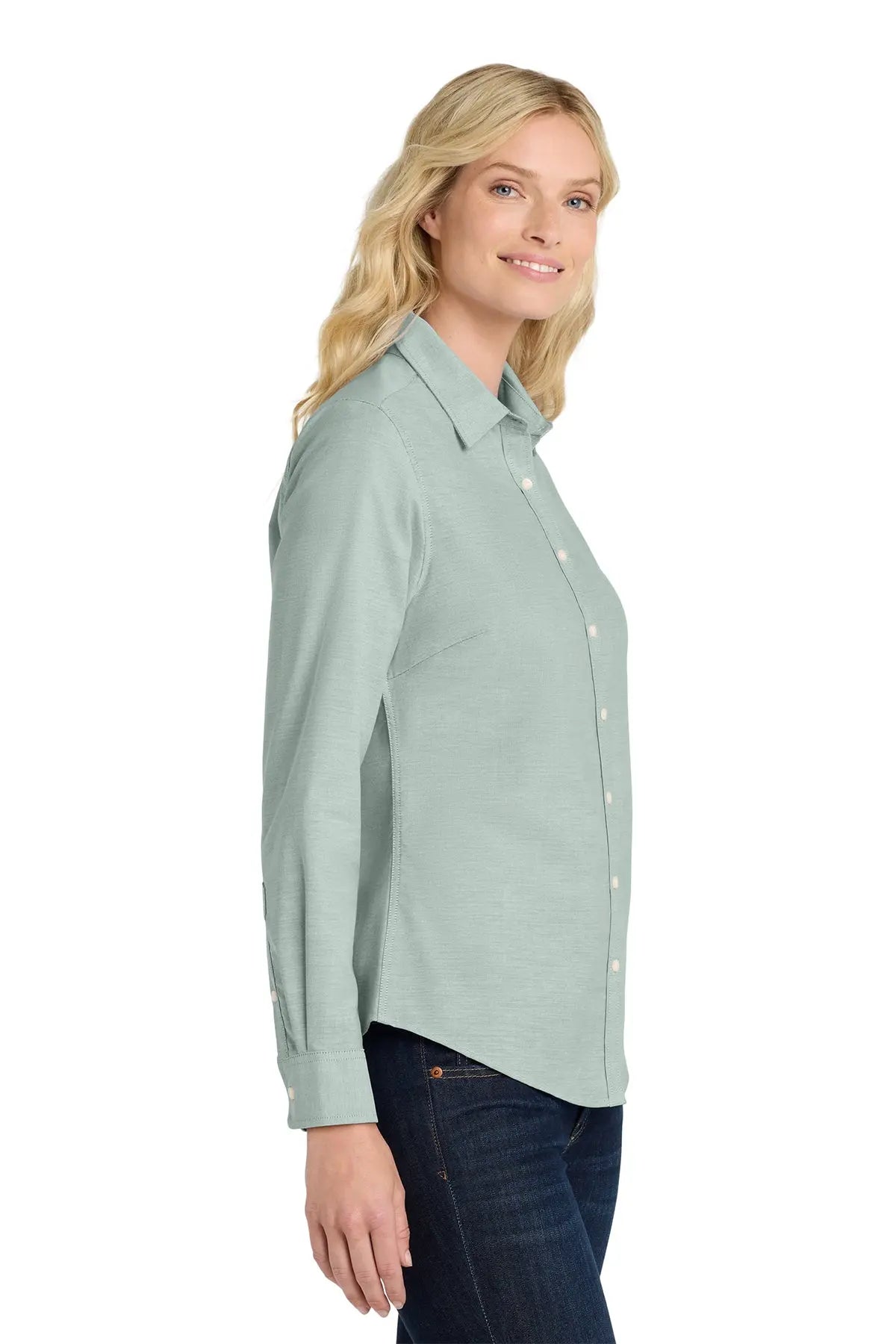 Port Authority® Women's SuperPro™ Oxford Shirt #L658