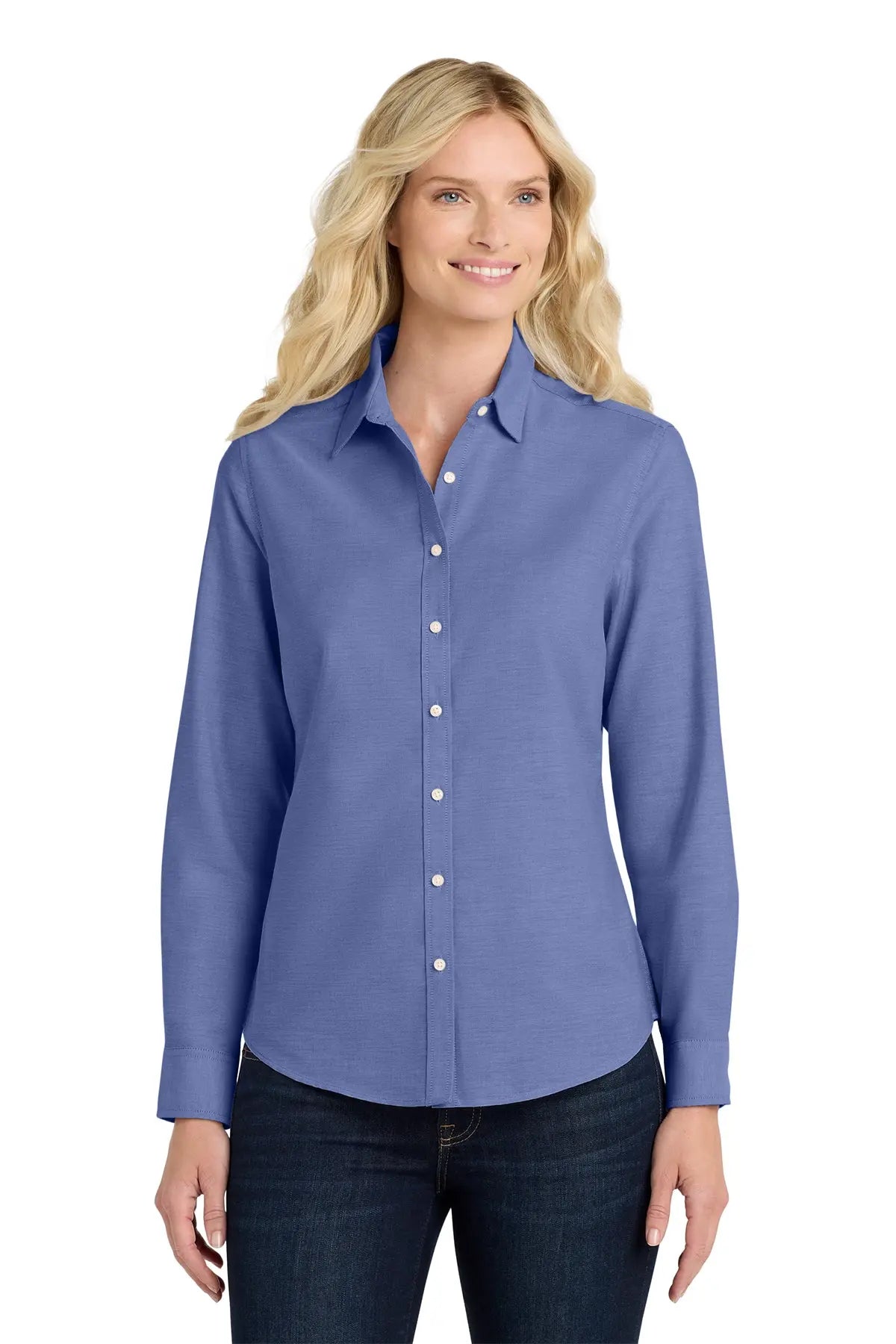 Port Authority® Women's SuperPro™ Oxford Shirt #L658