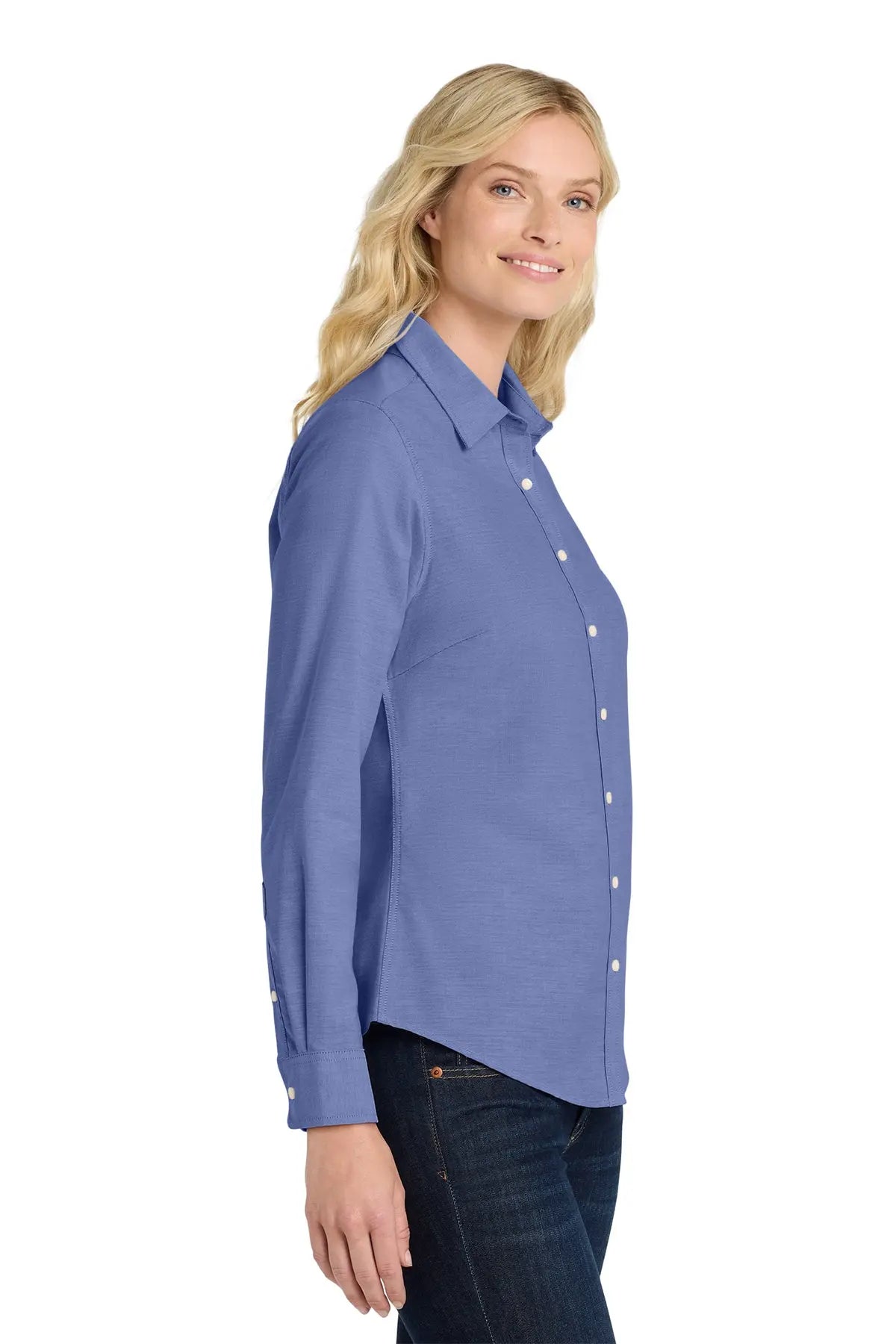 Port Authority® Women's SuperPro™ Oxford Shirt #L658