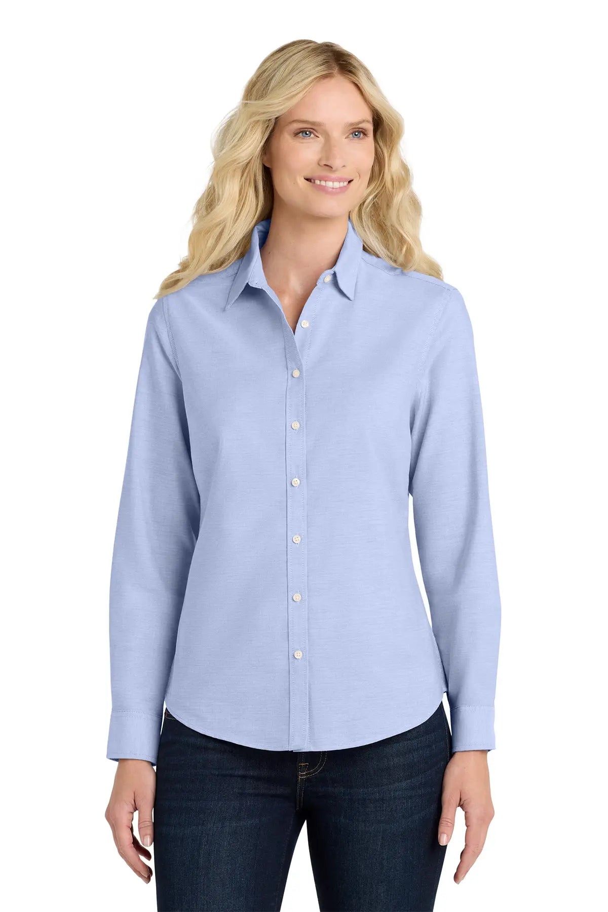 Port Authority® Women's SuperPro™ Oxford Shirt #L658