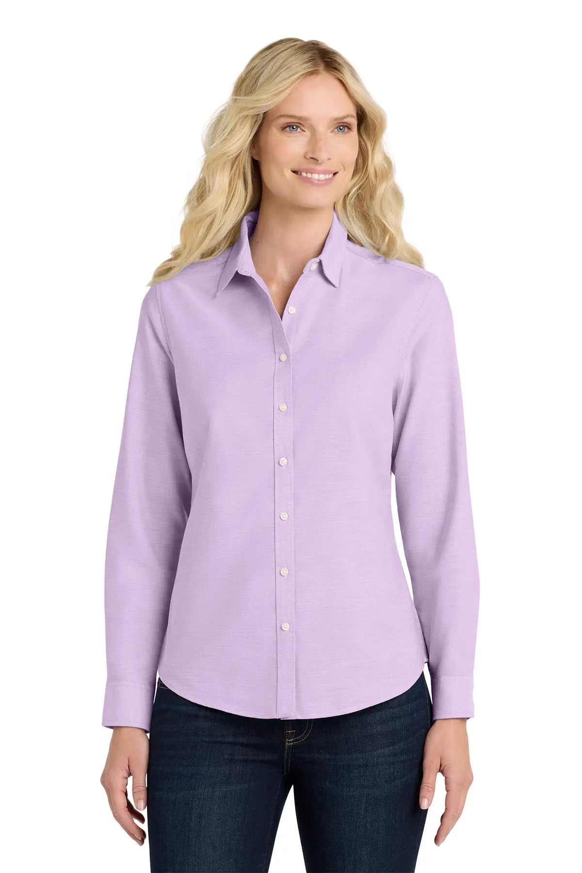 Port Authority® Women's SuperPro™ Oxford Shirt #L658