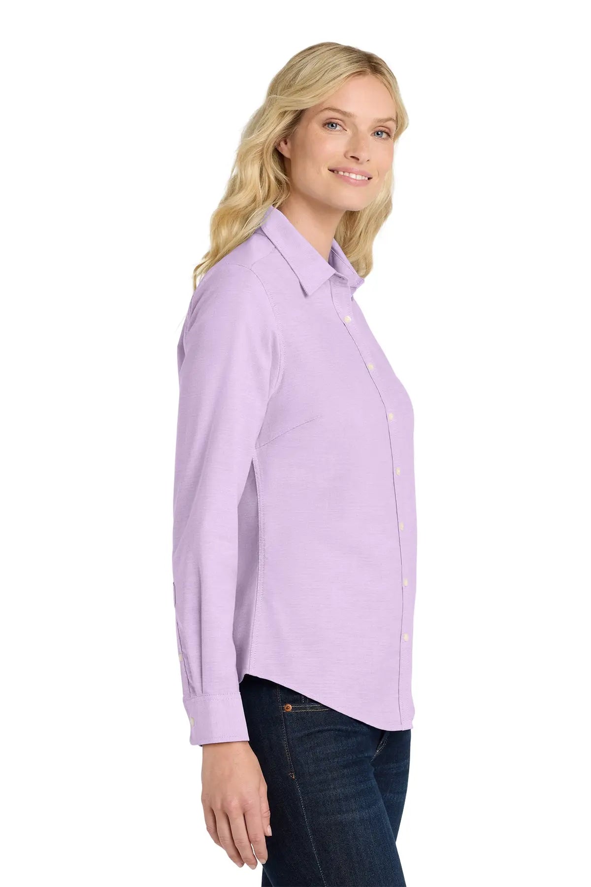 Port Authority® Women's SuperPro™ Oxford Shirt #L658