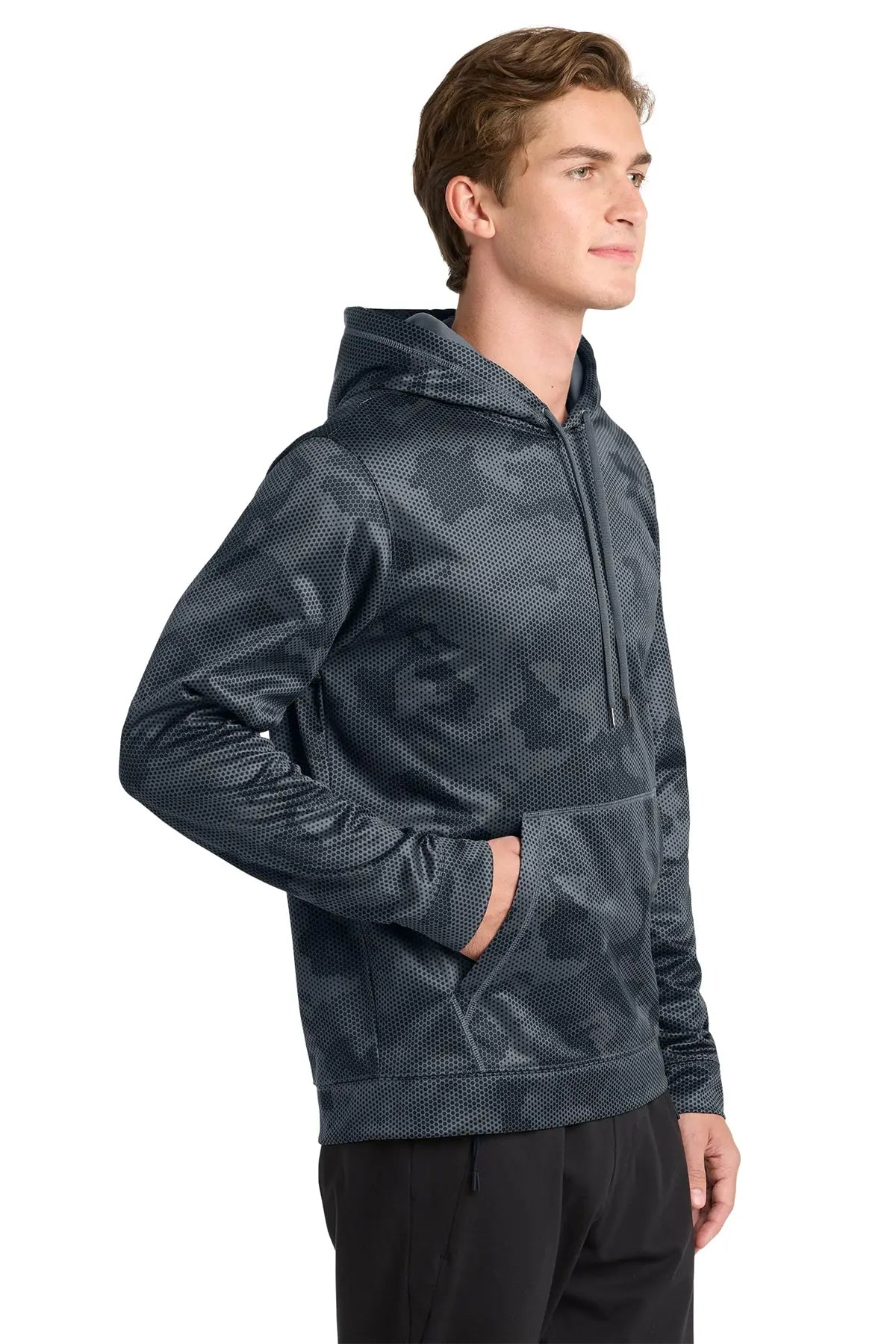 Sport-Tek® Sport-Wick® CamoHex Fleece Hooded Pullover #ST240